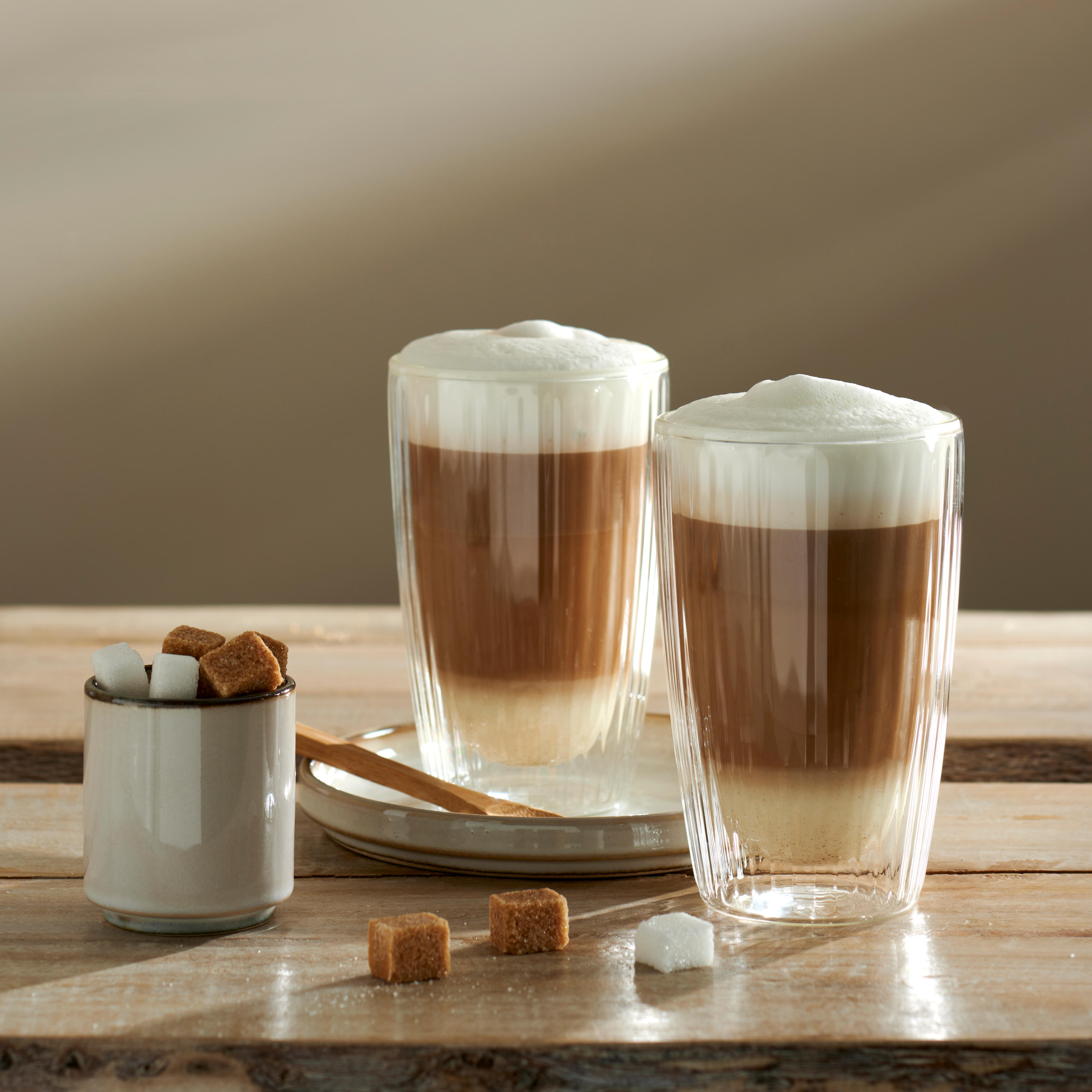 PAUSA Dubbelwandig glas set van 2 45 CL transparantH 14,5 cm - Ø 8,3 cm