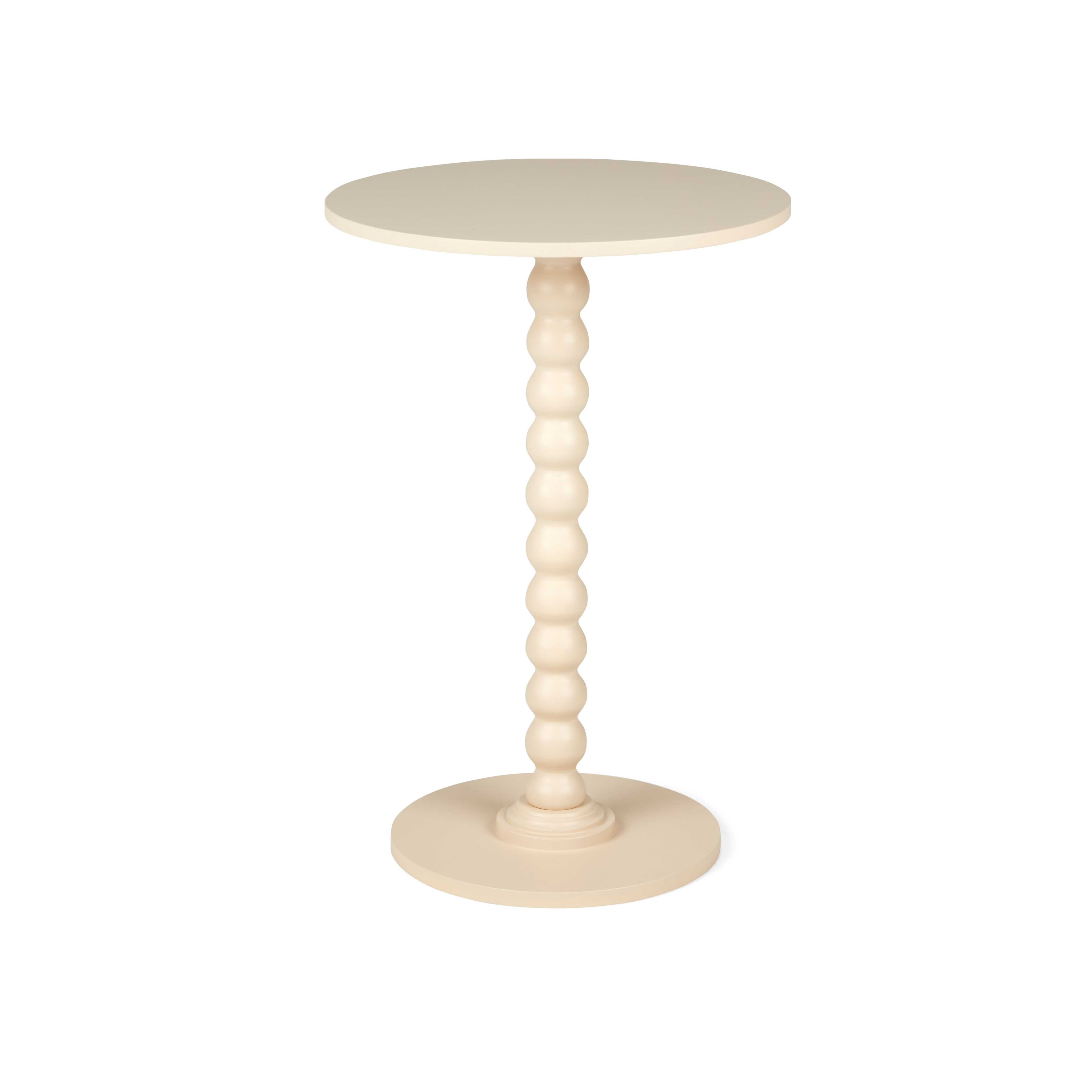 DOPPIO Bijzettafel 59 cm zandH 59 cm - Ø 39,5 cm