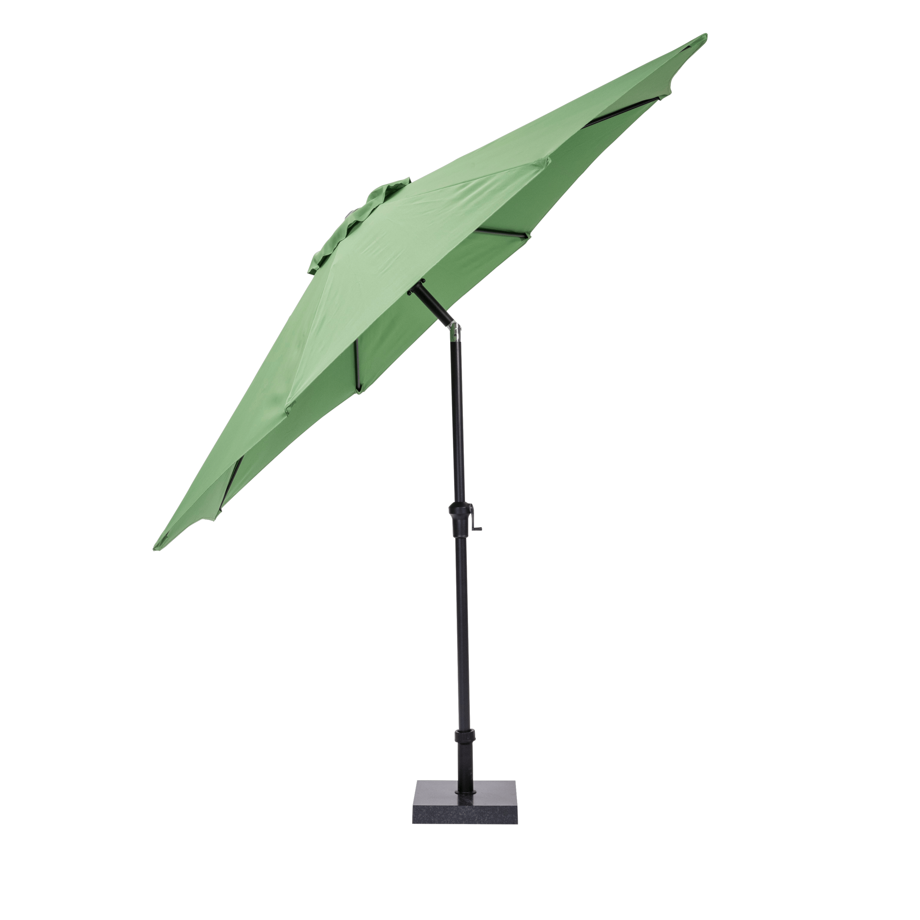 ALU Parasol zonder parasolvoet groenH 240 cm - Ø 300 cm - CASA