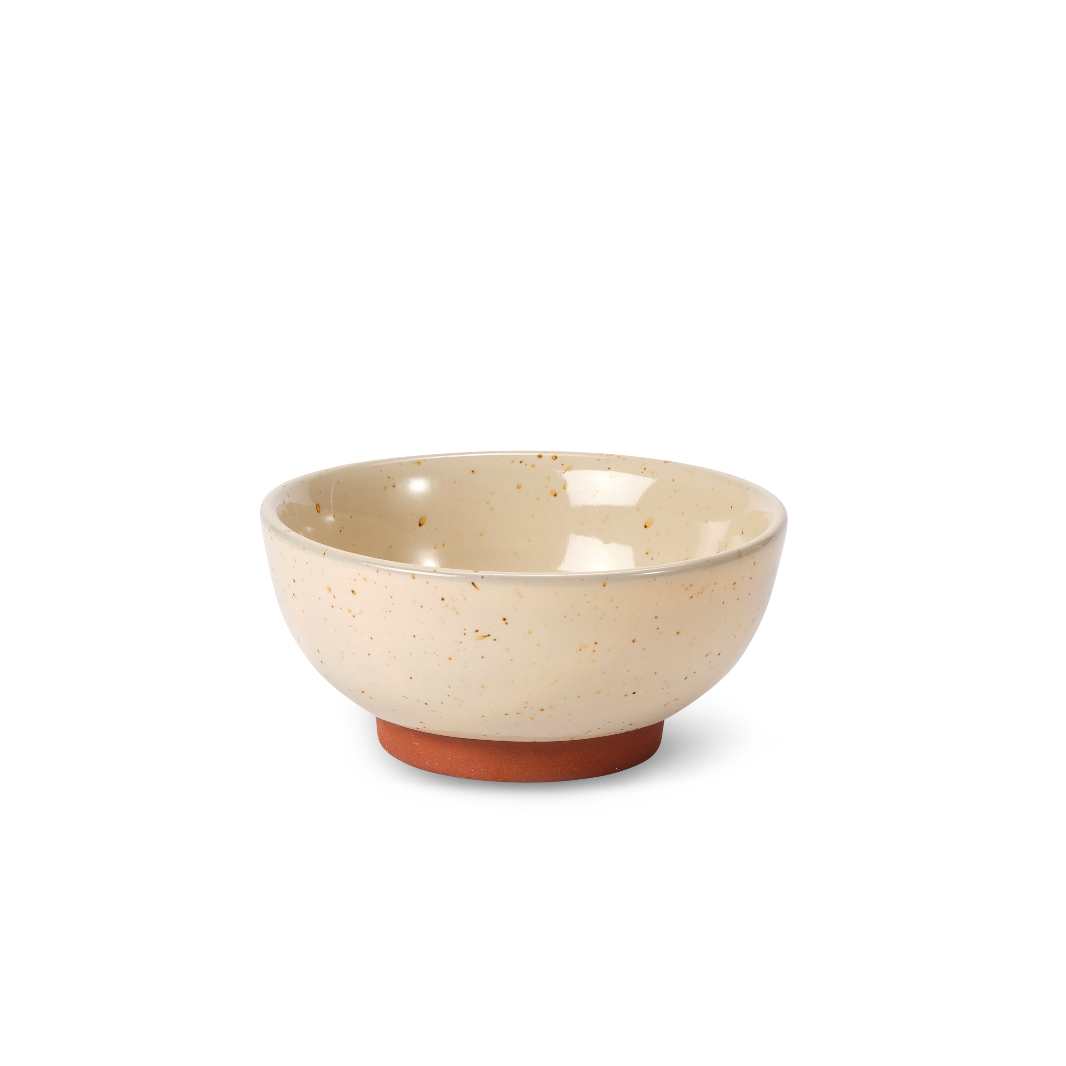 TERRA Bowl beige - set van 4 H 5,5 cm - Ø 11,8 cm
