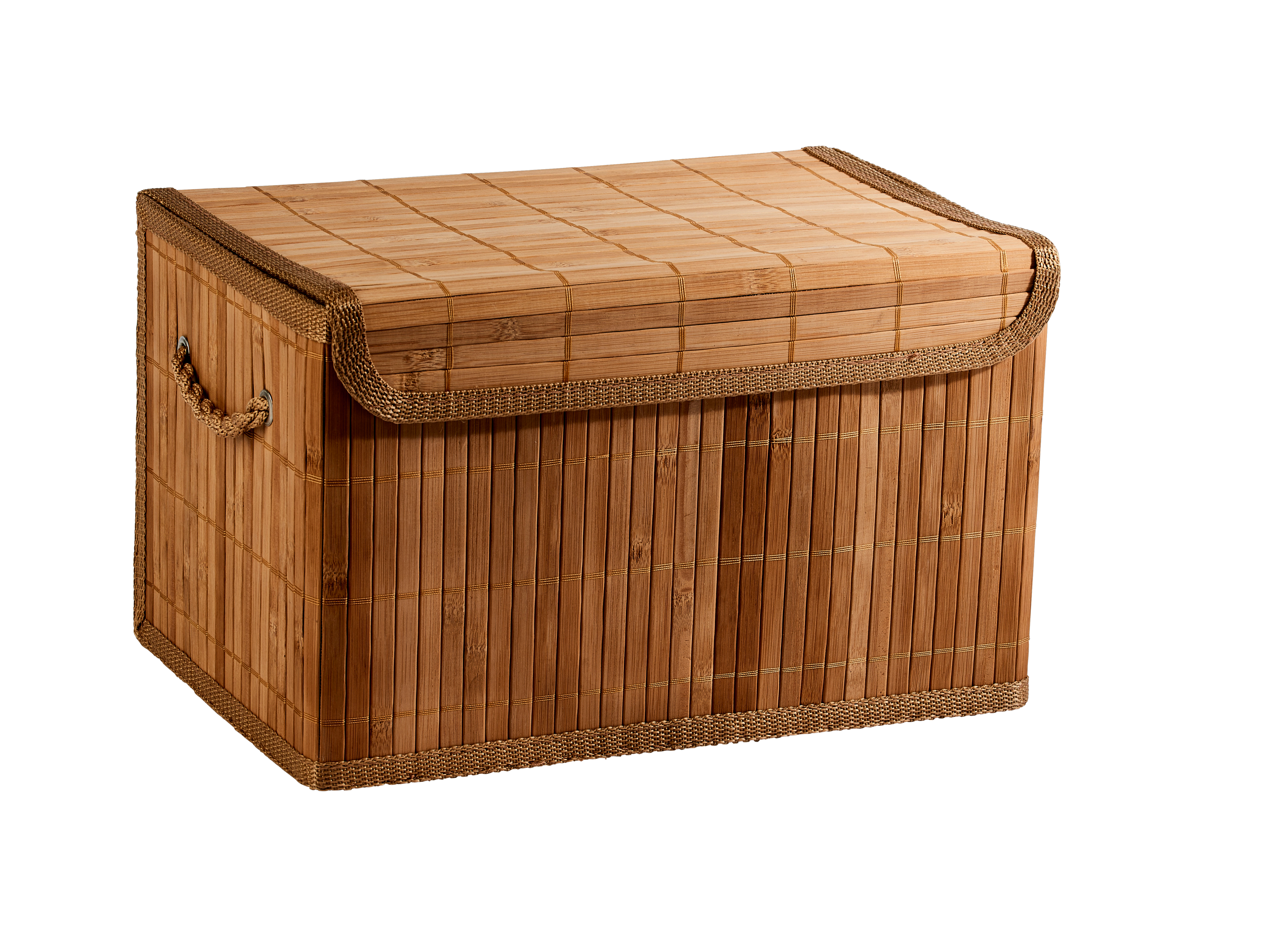 ZEN Opbergbox met handvaten naturelH 20 x B 33 x L 22 cm - CASA