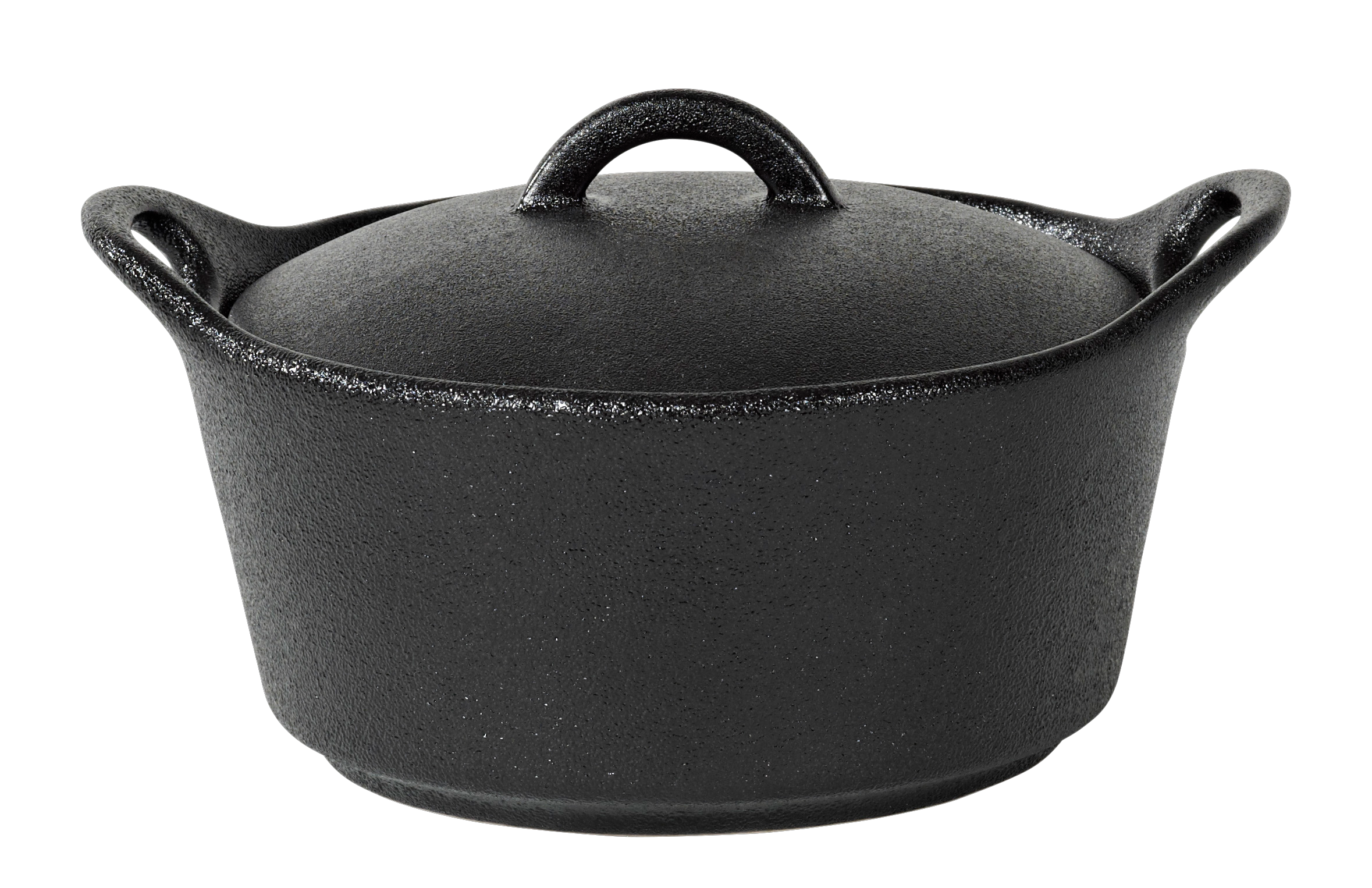 FERO Ovenpot met deksel 40 CL zwartH 6,6 cm - Ø 14 cm - CASA