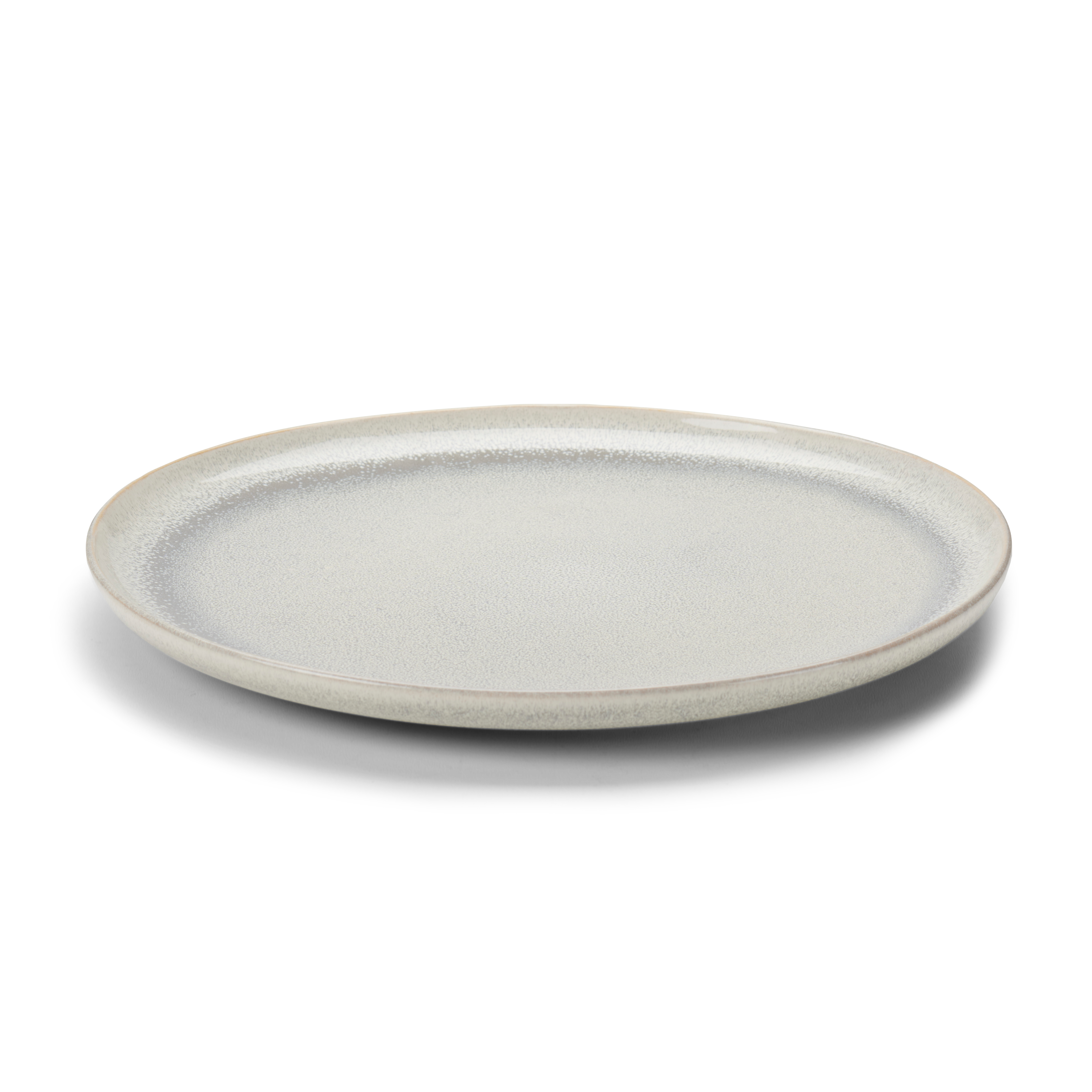 COZY WHITE Bord wit - set van 4 Ø 28 cm
