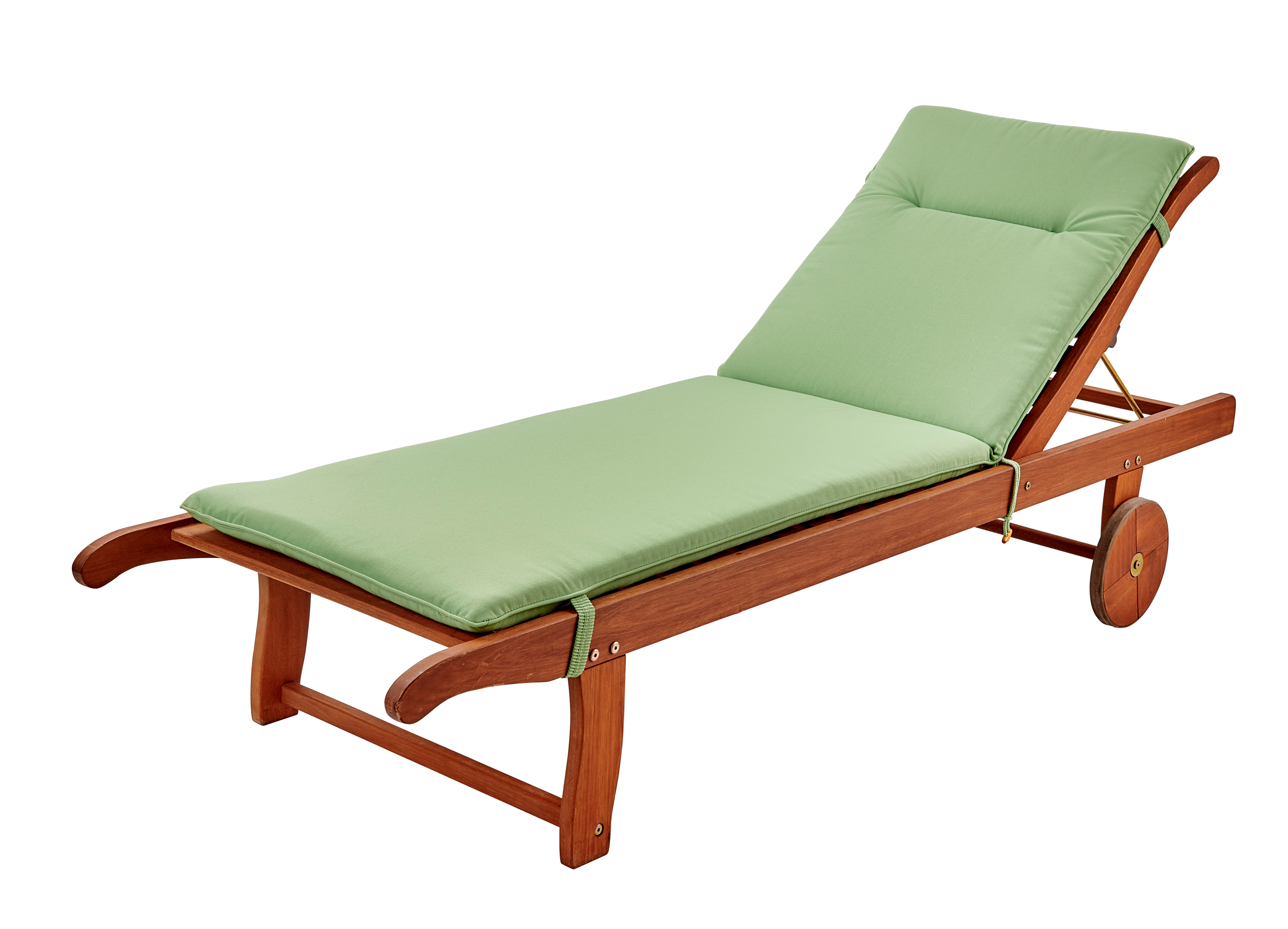 AZUR Tuinkussen voor ligbed groenH 4 x B 60 x L 178 cm - CASA