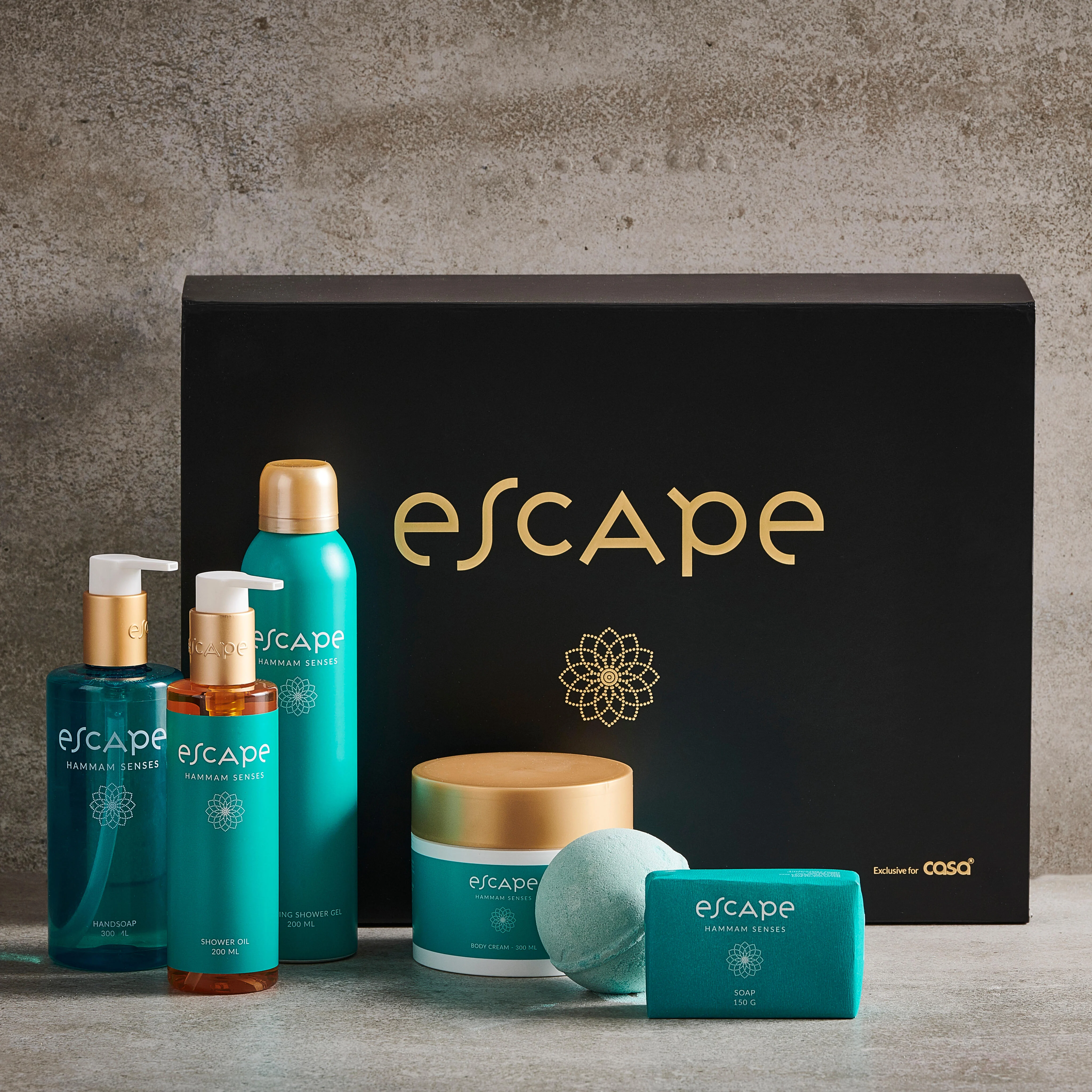 ESCAPE SENSES Handzeep in dispenser turkoois