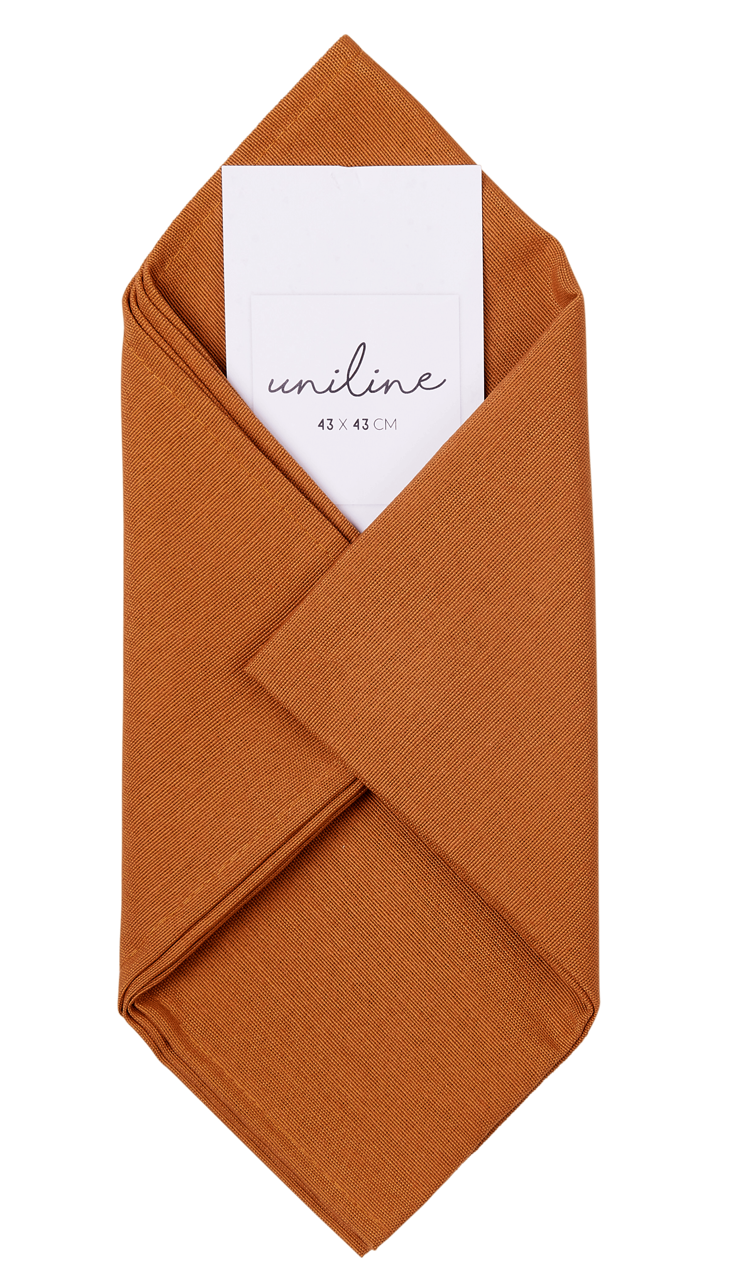 UNILINE Servet bruinB 43 x L 43 cm