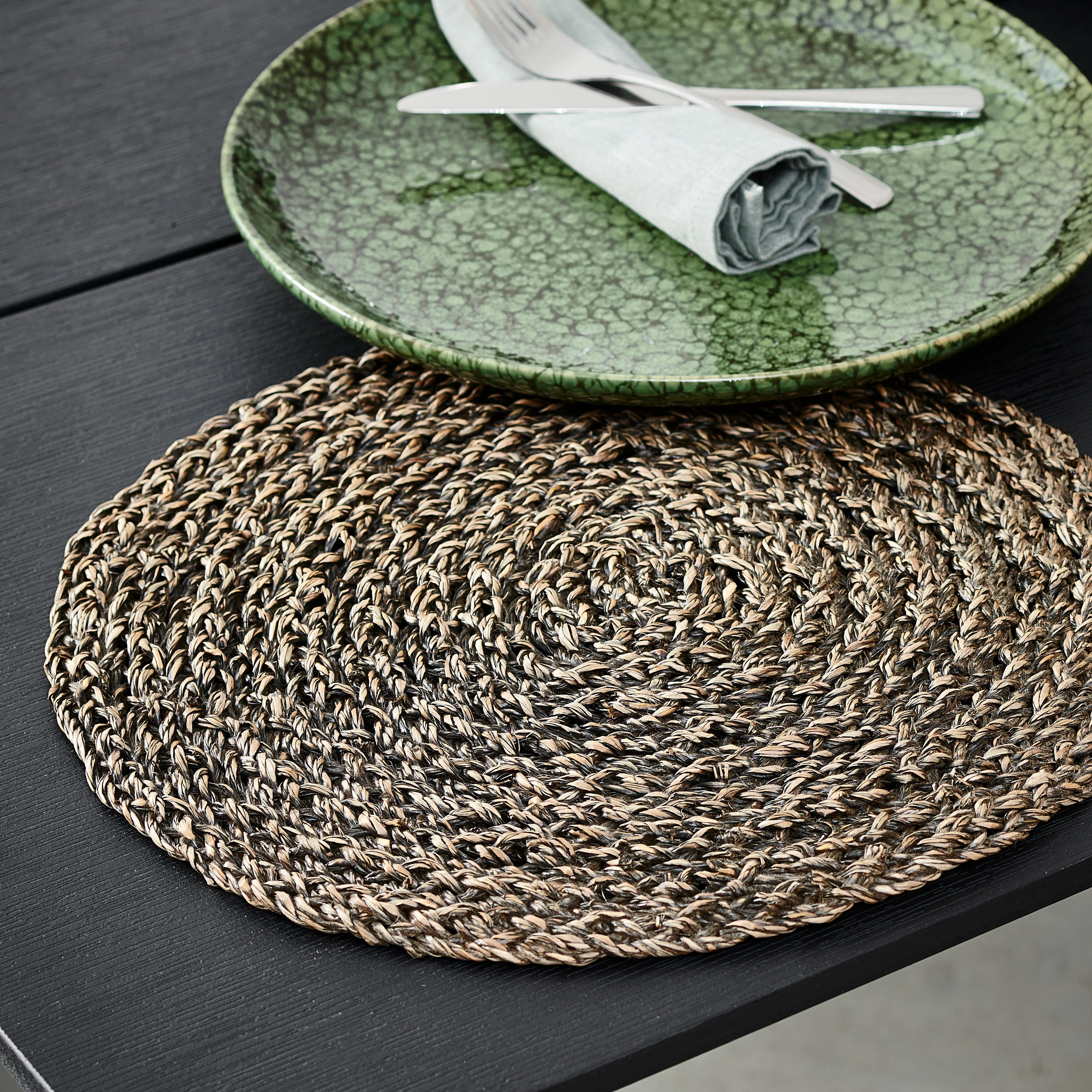 MIA Placemat zwartØ 37 cm