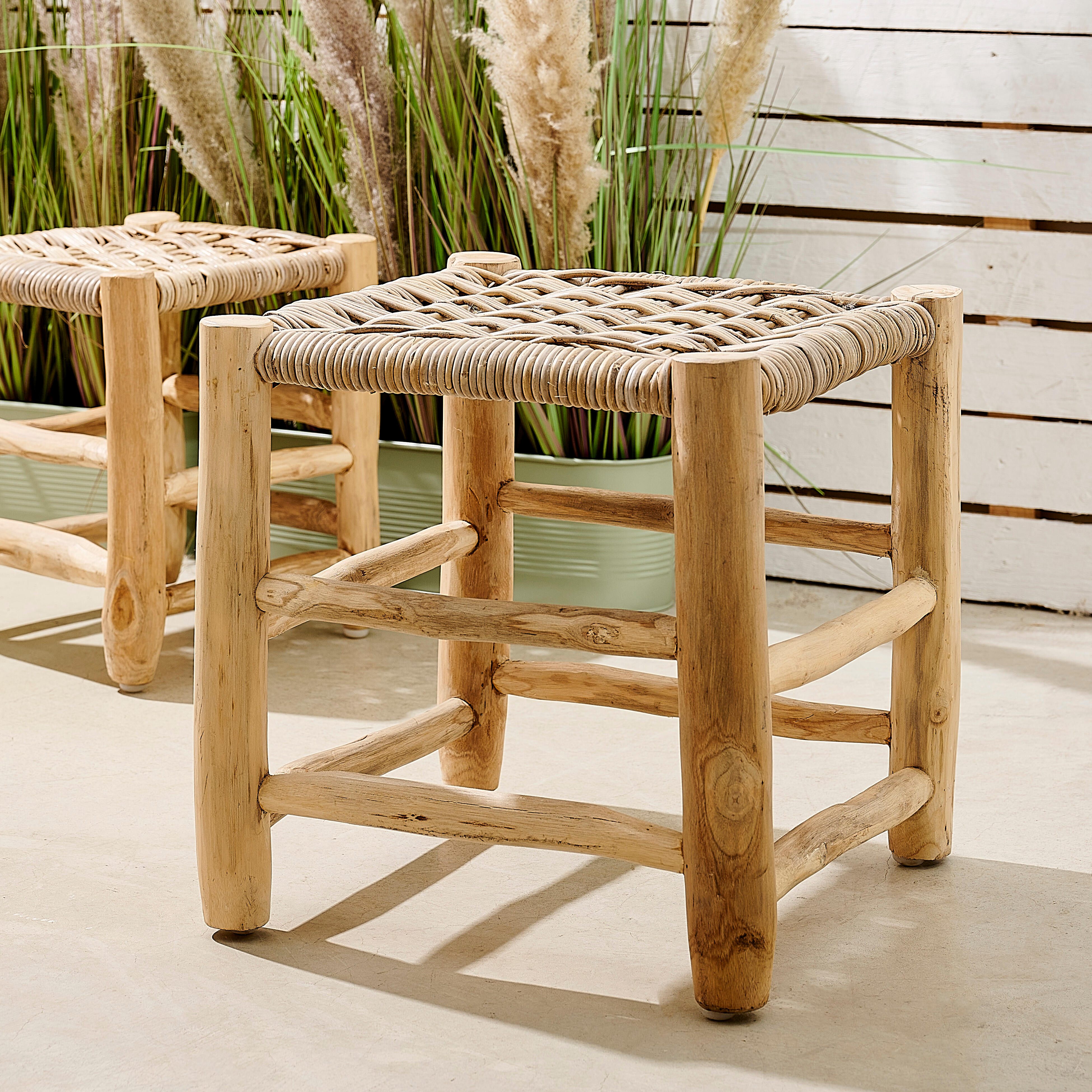 KANAI Kruk 2 maten kruk large naturelH 42 x B 42 x D 42 cm
