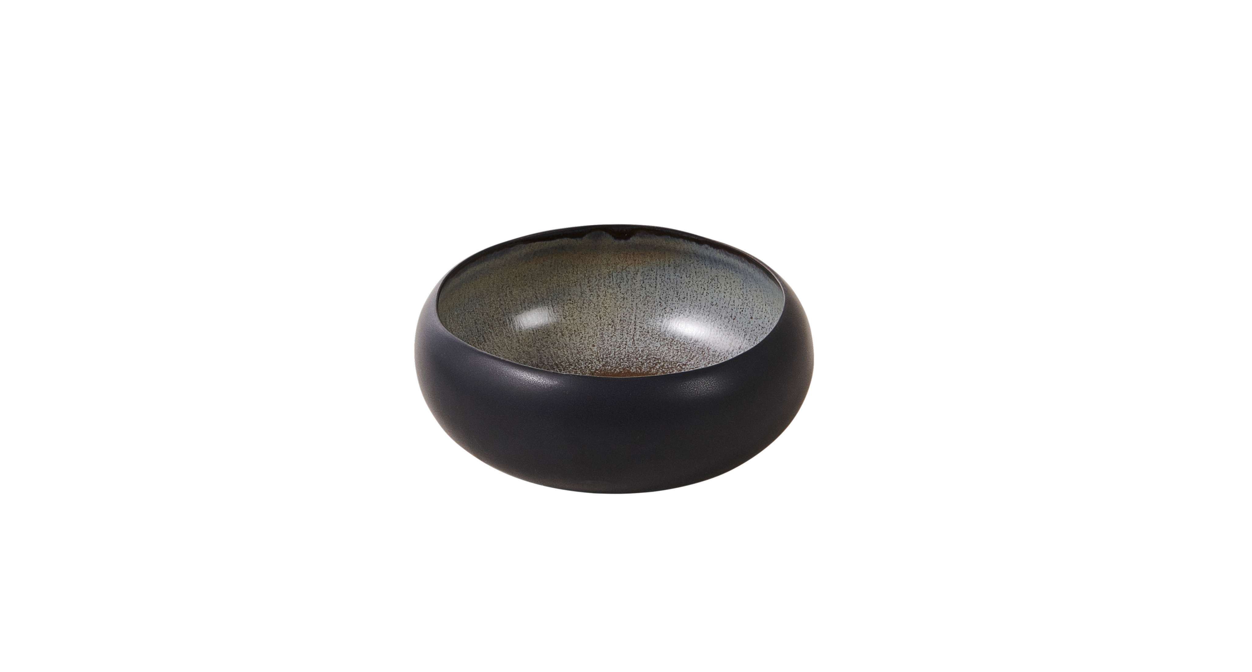 LAVA Bowl 26 CL zwart - set van 6 H 4,5 cm - Ø 12 cm