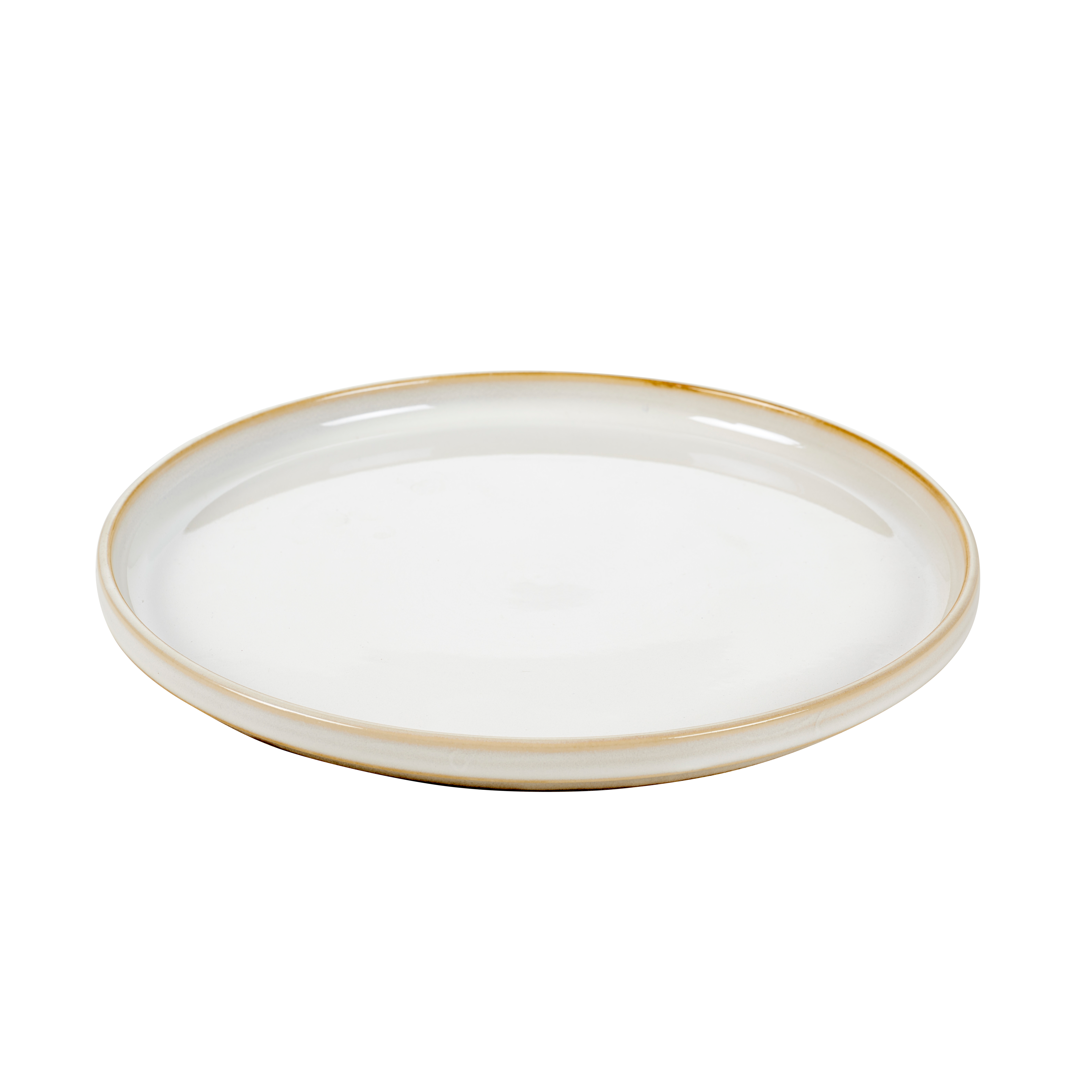 MINERAL MARBLE Bord wit - set van 4 Ø 26,5 cm
