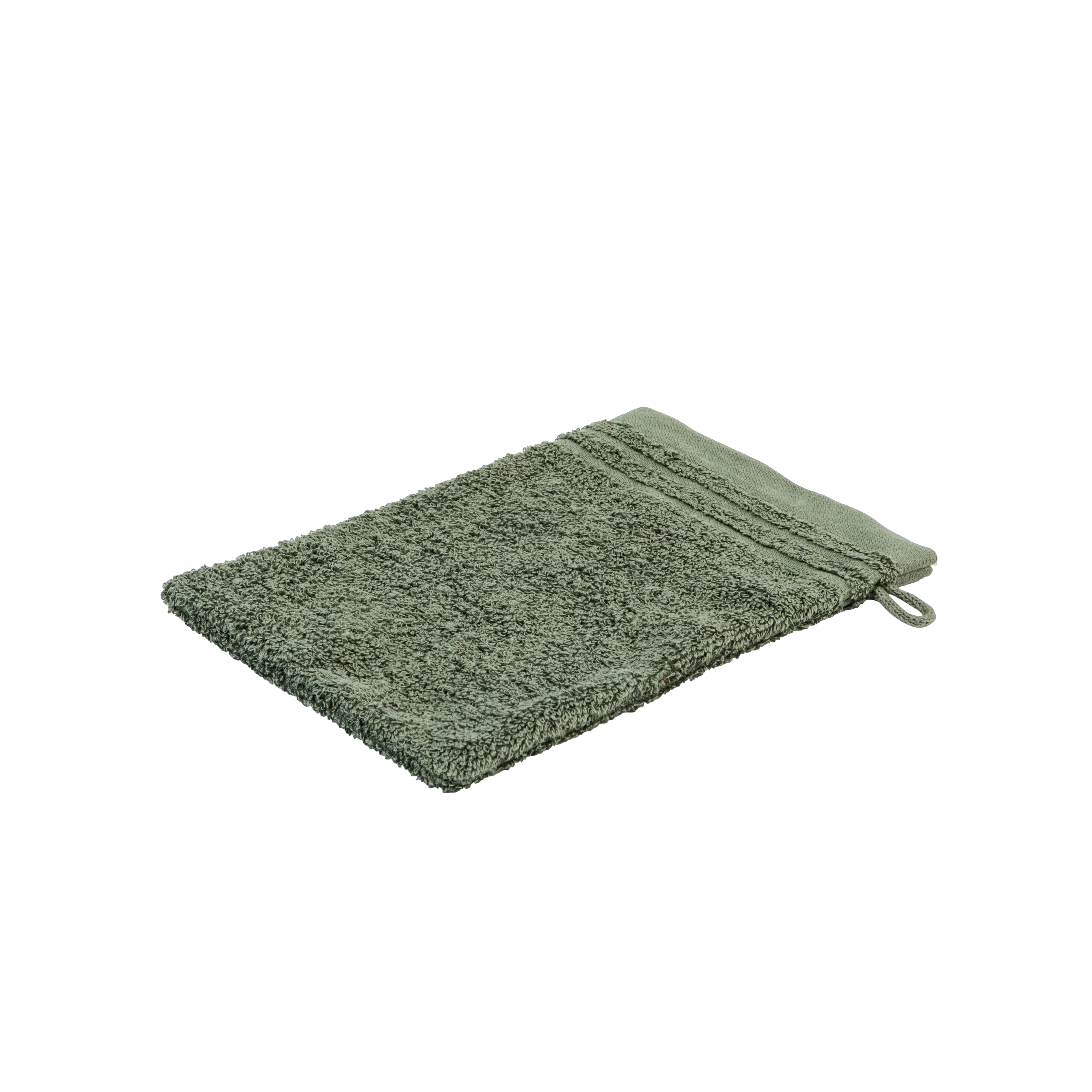 BIO SOFT Washandje donkergroenB 16 x L 21 cm