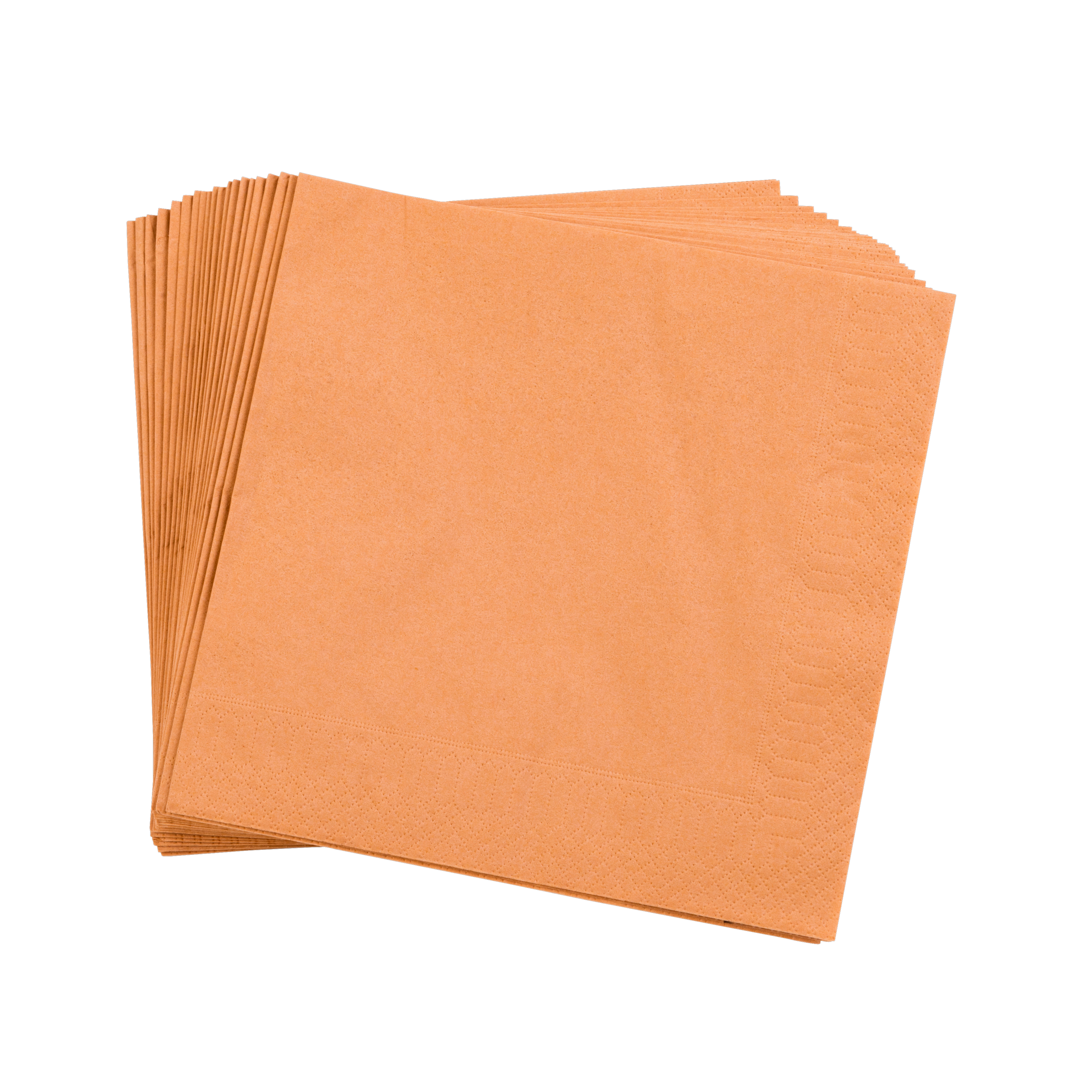 UNI Set van 20 servetten bruinB 40 x L 40 cm