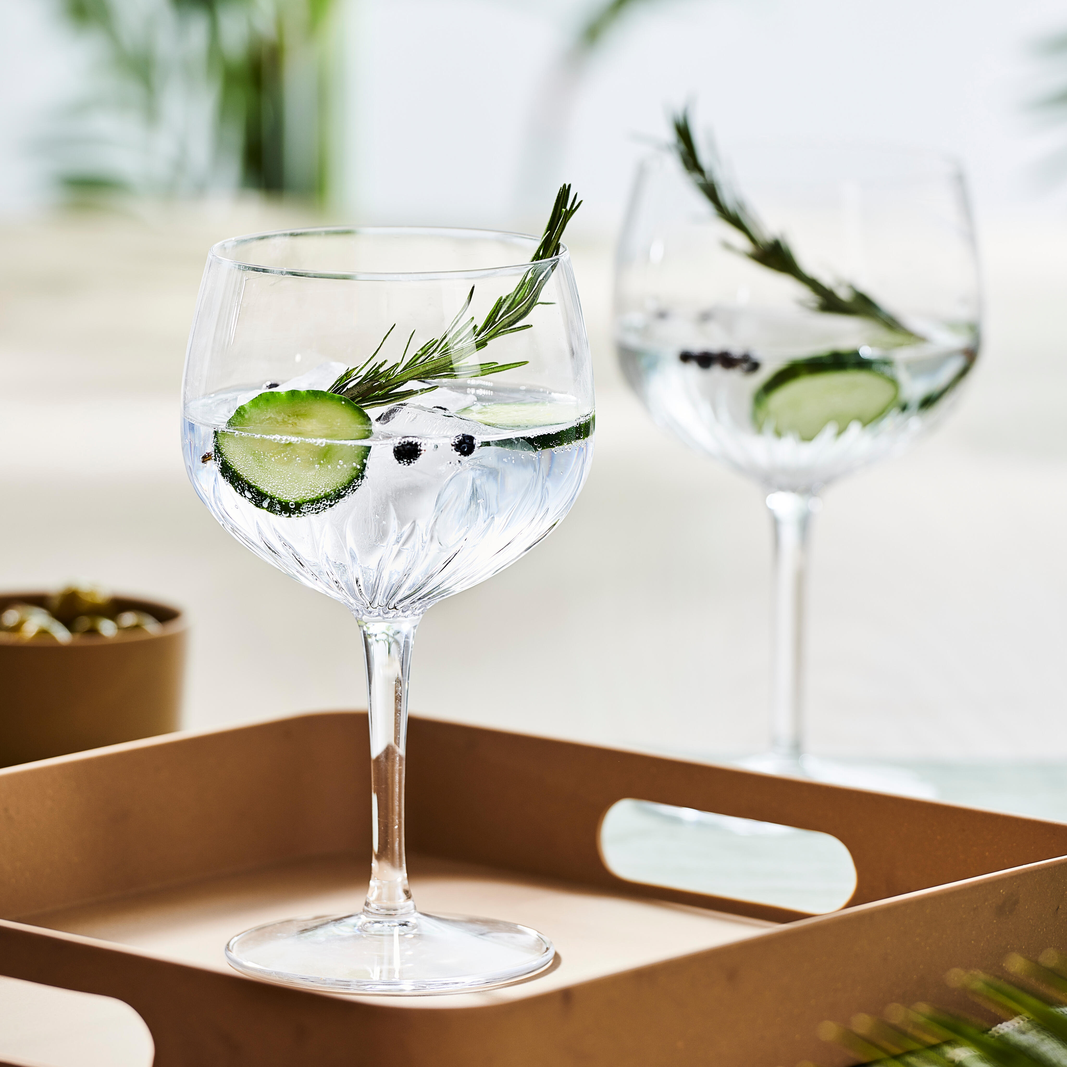 MIXOLOGY Ginglas 80 CL transparant - set van 6 H 20,5 cm - Ø 11,9 cm