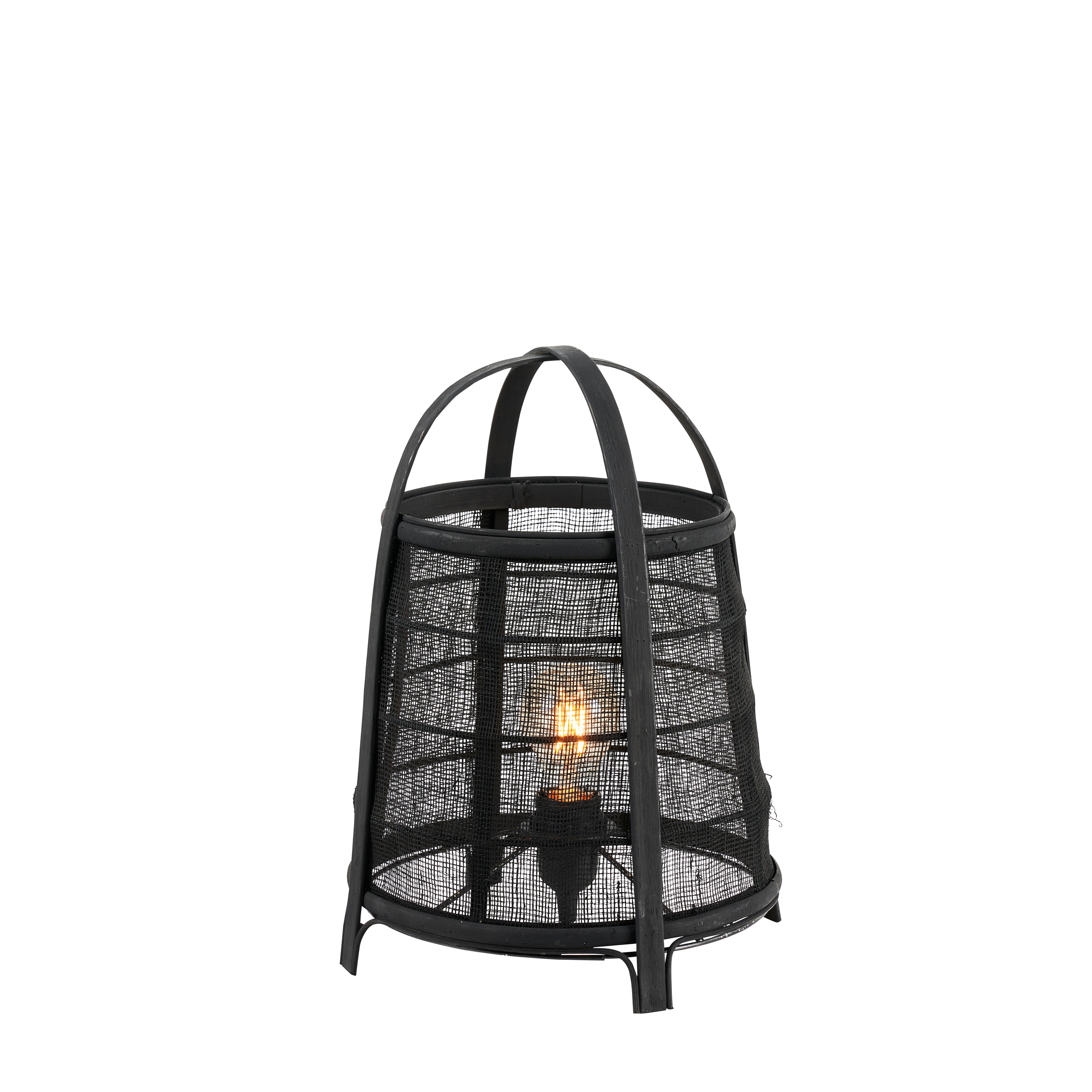 MAYA Tafellamp zwartH 35 cm - Ø 26 cm