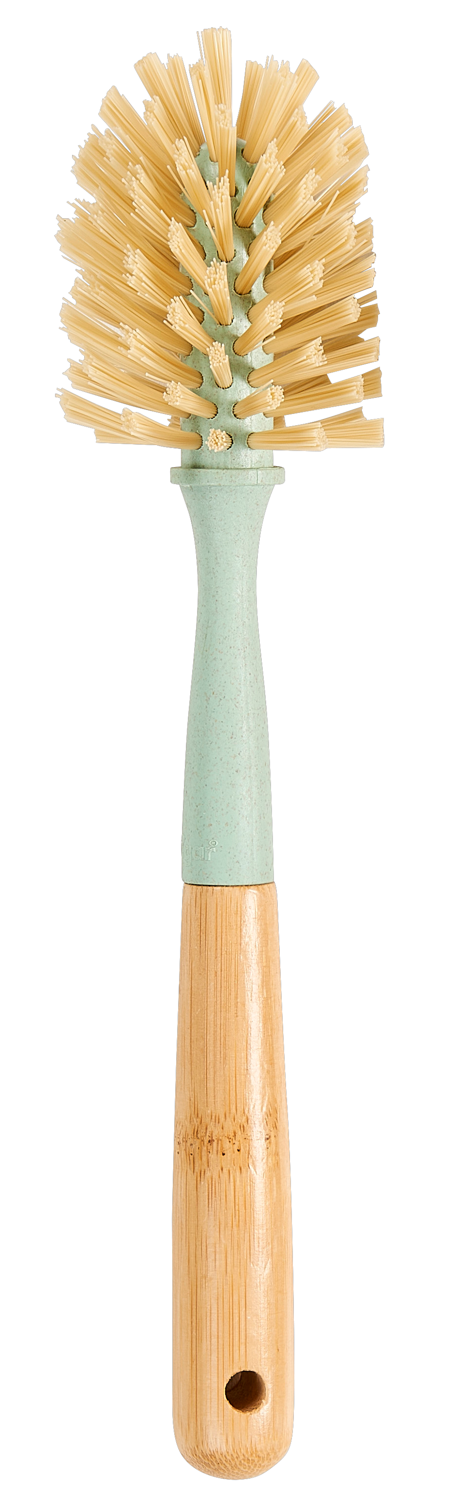 JASMIN Glasborstel groen, naturelH 35 x B 6 x L 6 cm - CASA