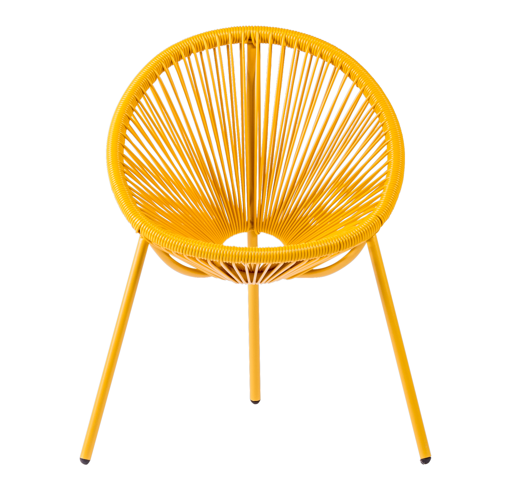 ACAPULCO Kinderstoel geelH 56 x B 43 x D 42 cm - CASA