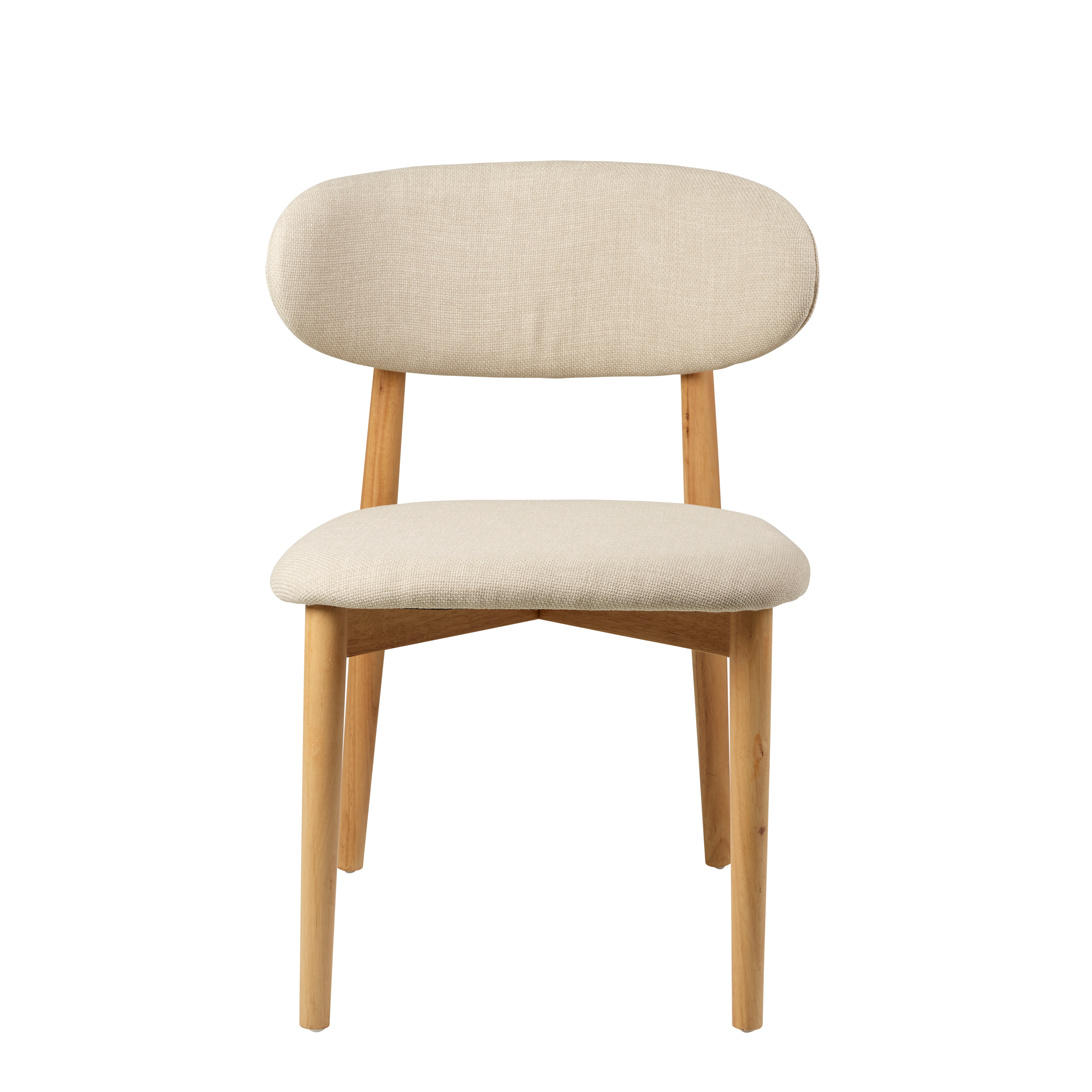 FALCO Eetkamerstoel beigeH 78 x B 55 x D 51 cm