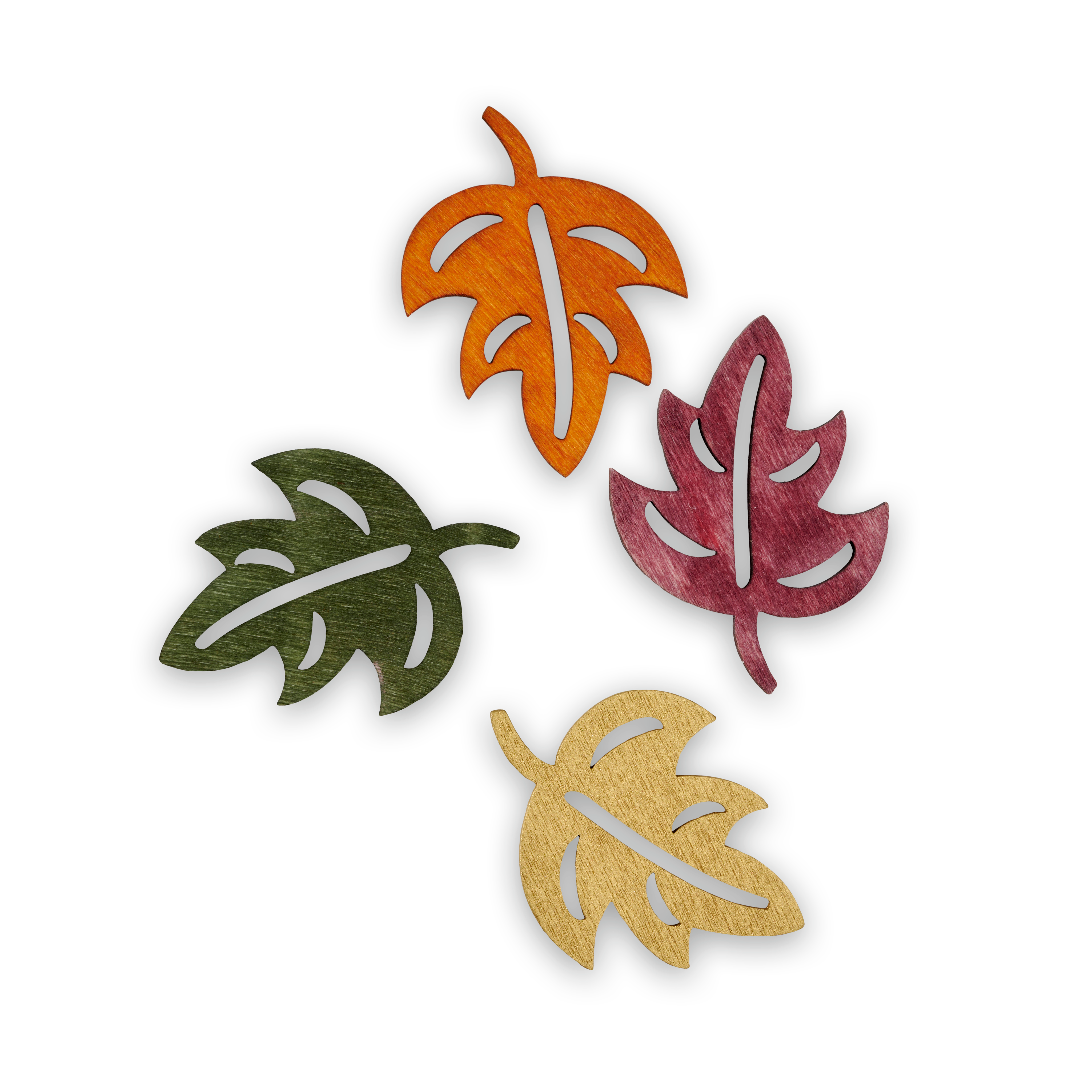LEAFY Strooideco diverse kleurenH 4 cm