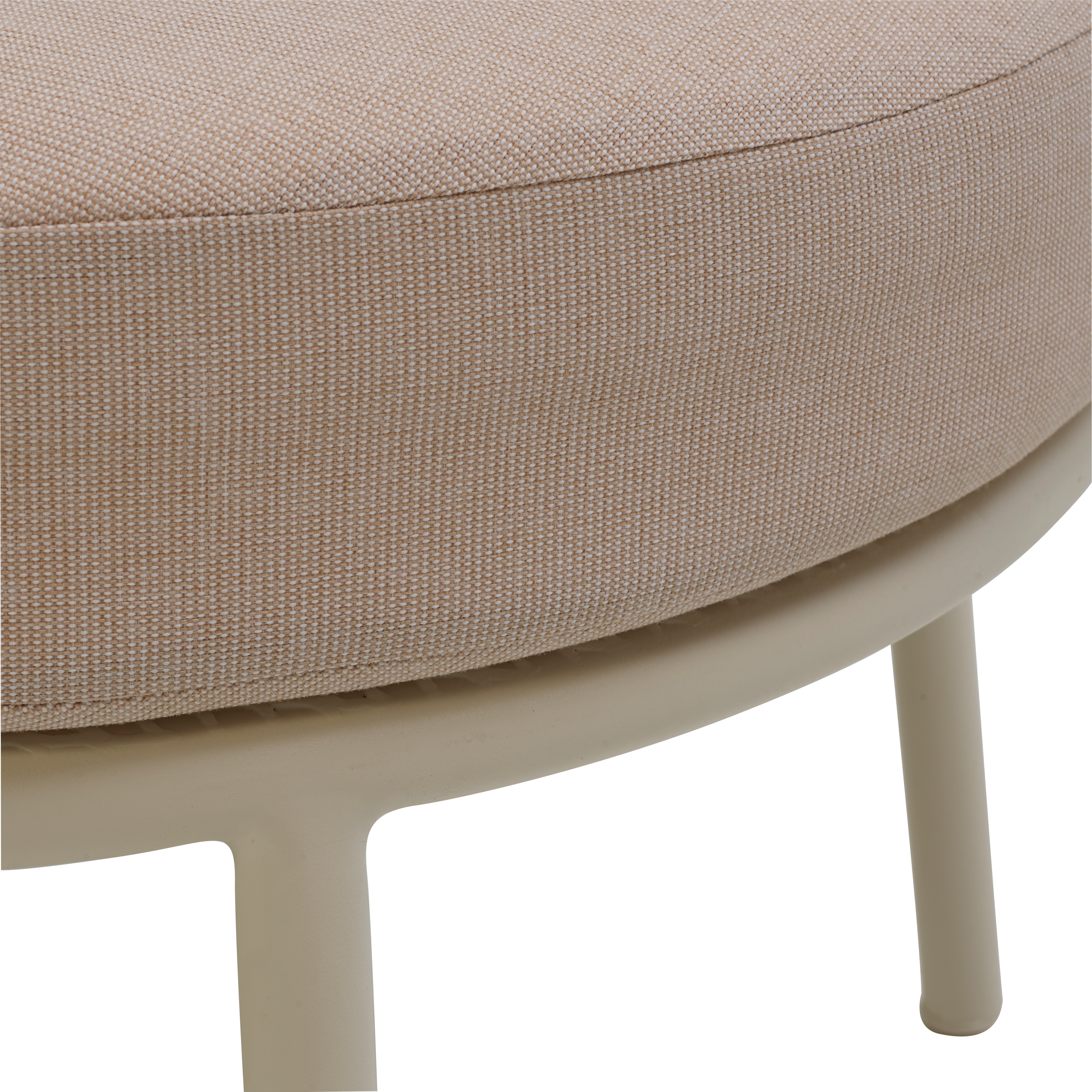 BAJA Voetenbank zandH 42 cm - Ø 70 cm