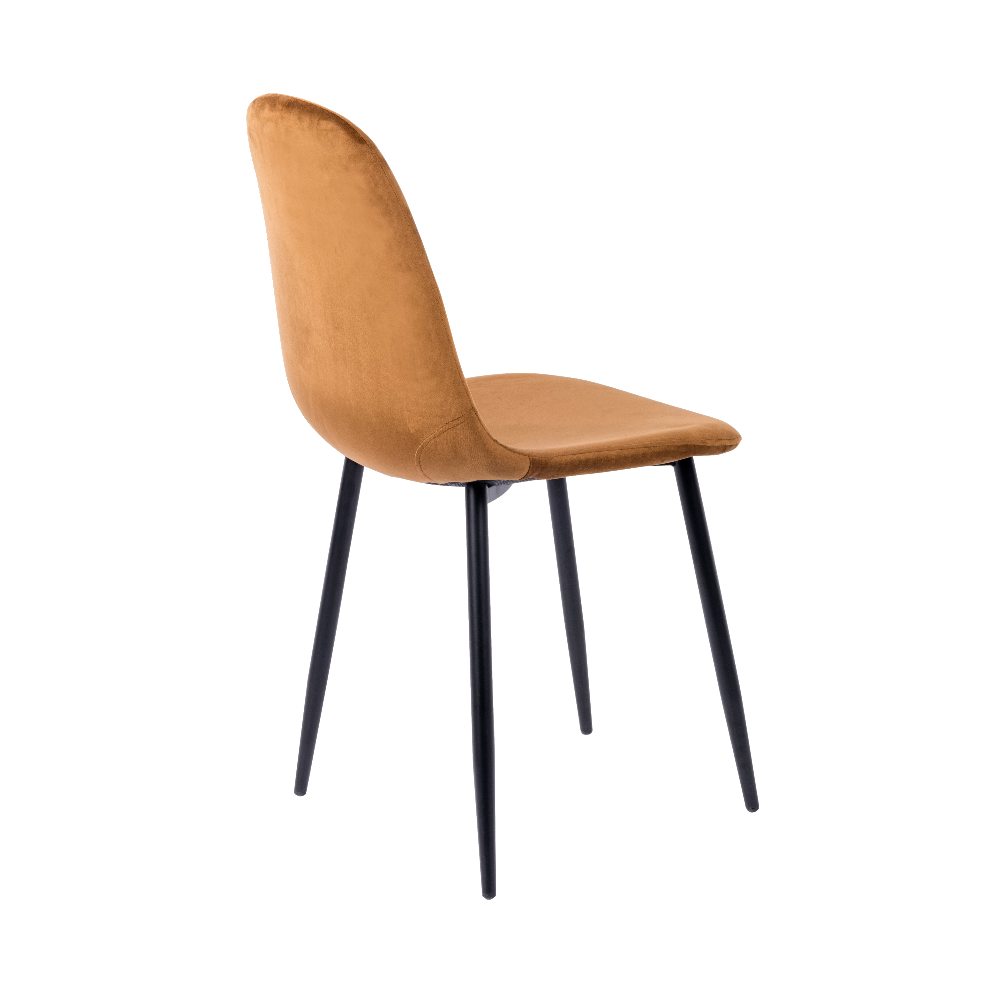SILKE Eetkamerstoel caramelH 86,5 x B 44 x L 52 x D 52 cm