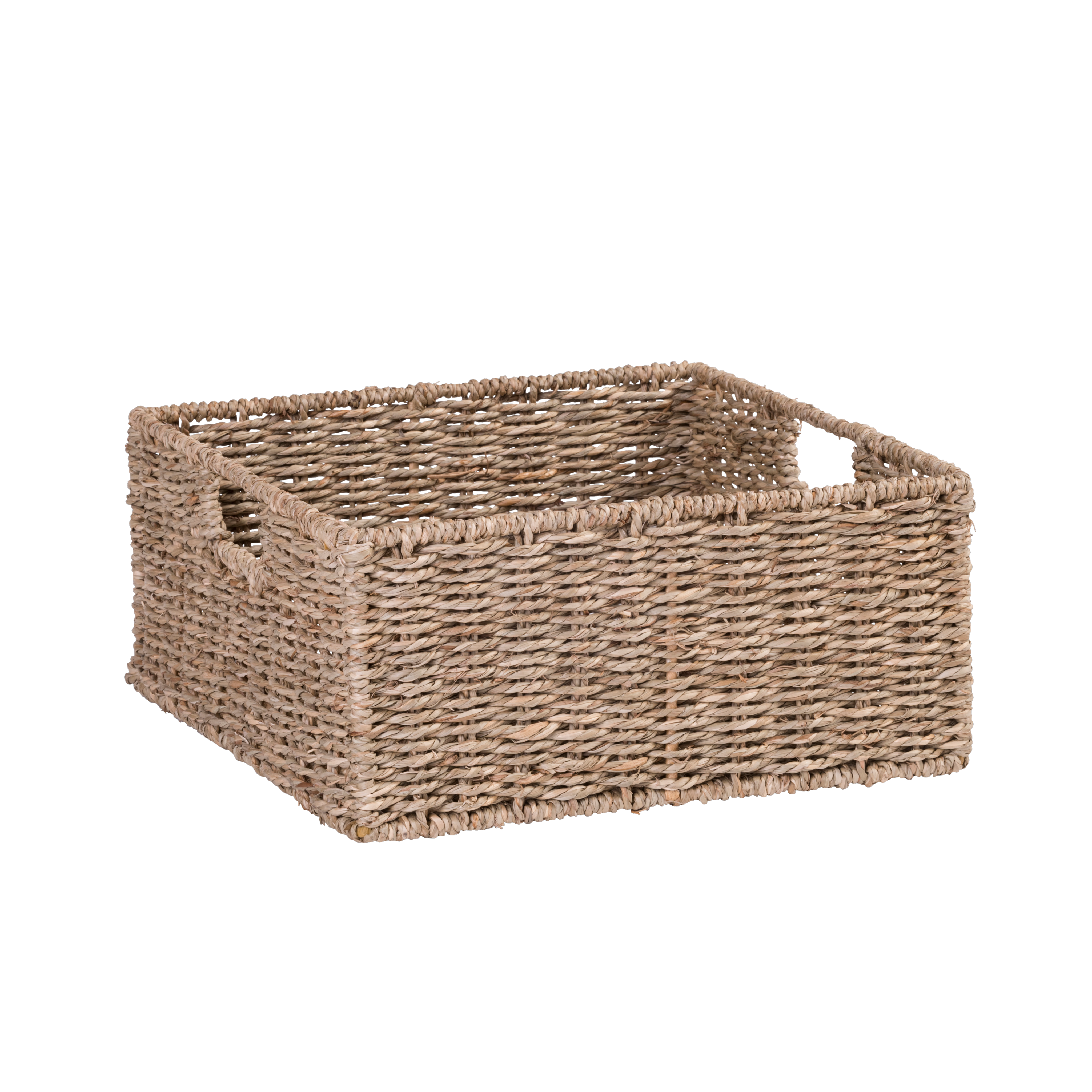SEAGRASS Opbergmand naturelH 15 x B 32 x D 32 cm
