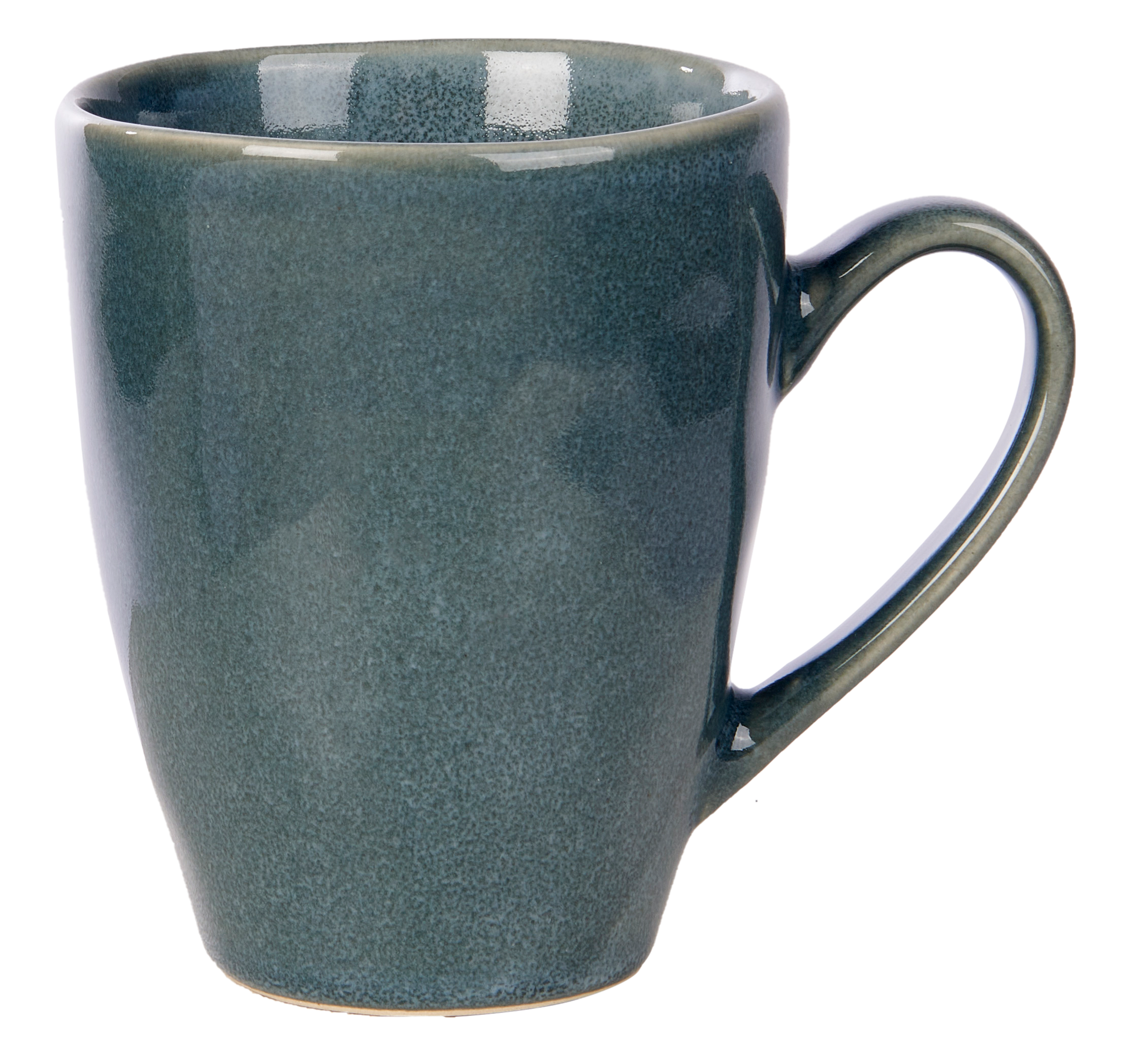 EARTH CLOUD Mok met handvat 30 CL blauw - set van 4 H 10,5 cm - Ø 8 cm