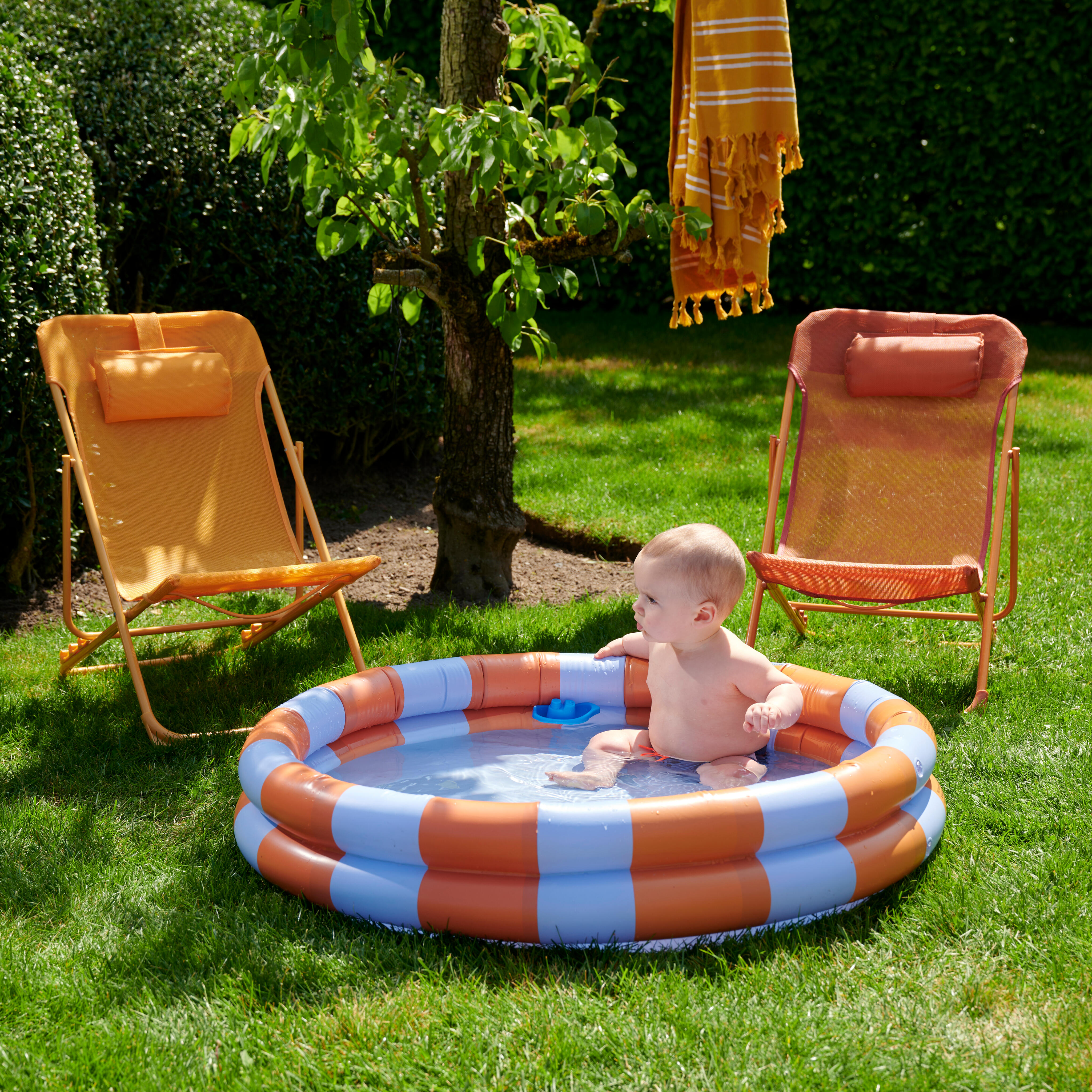 MALTA Kinderstoel terracottaH 51 x B 43 x D 65 cm