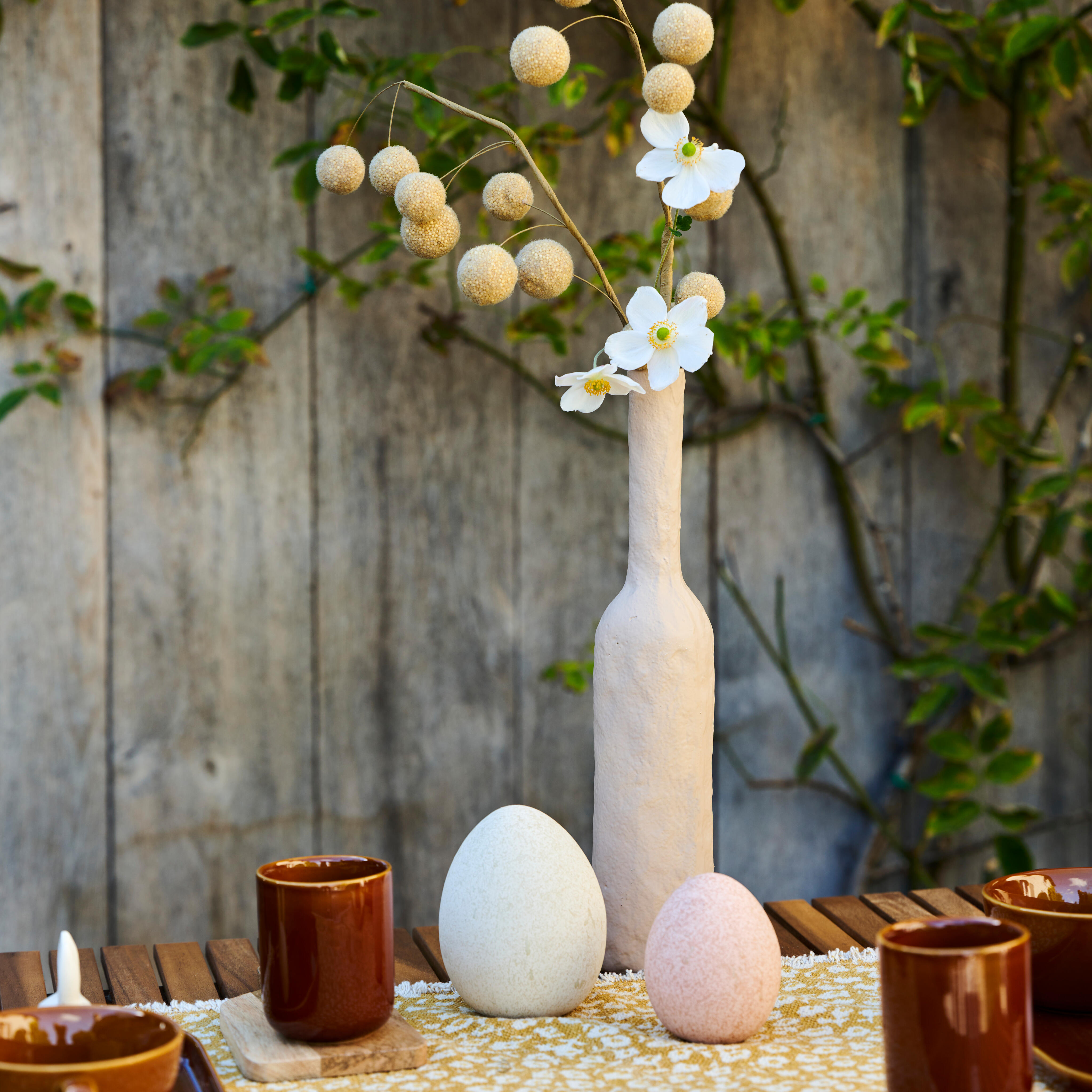 ALU Vaas zandH 35 cm - Ø 7 cm