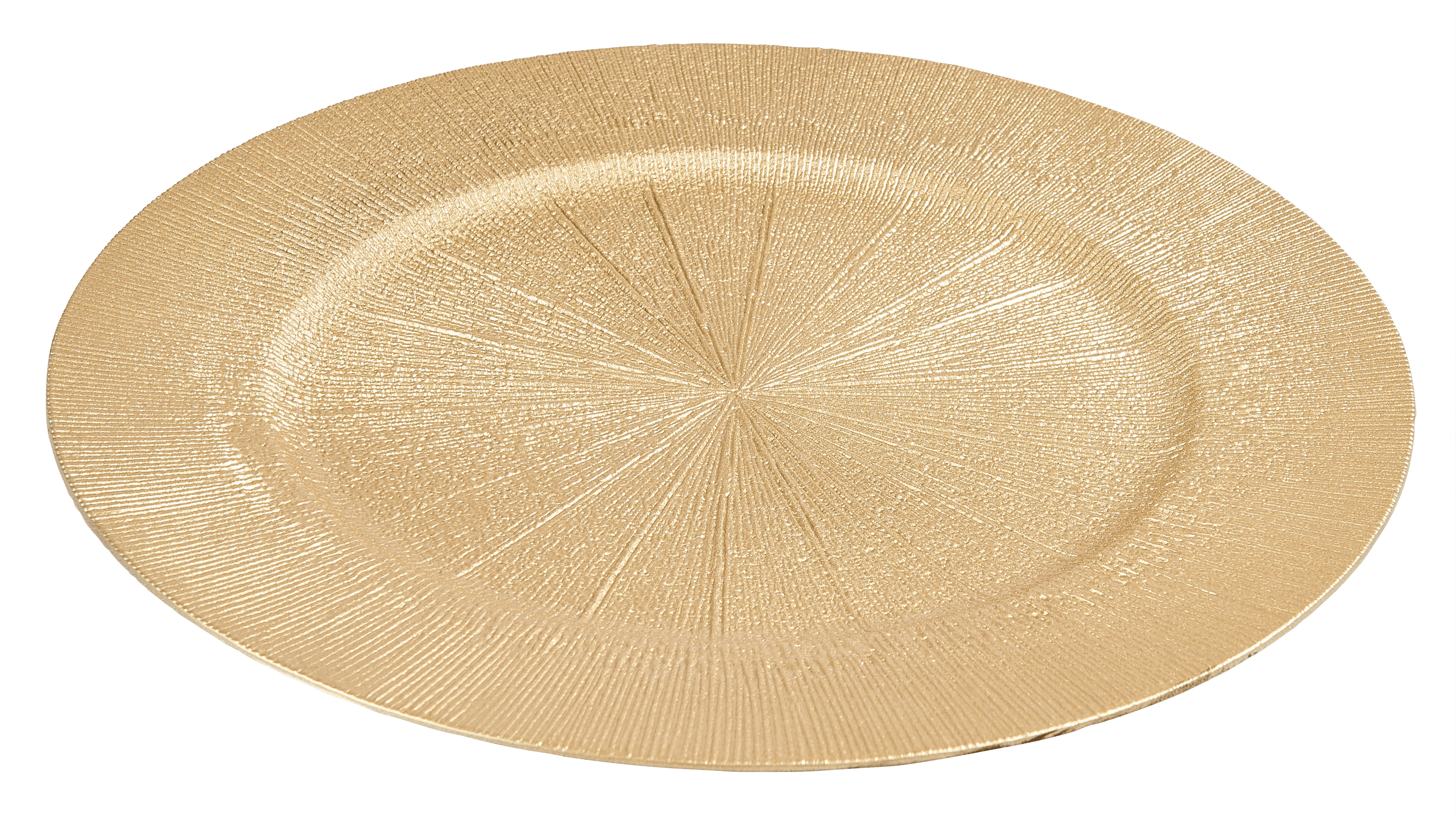 RELIEV Deco bord goud, lichtgoudØ 33 cm