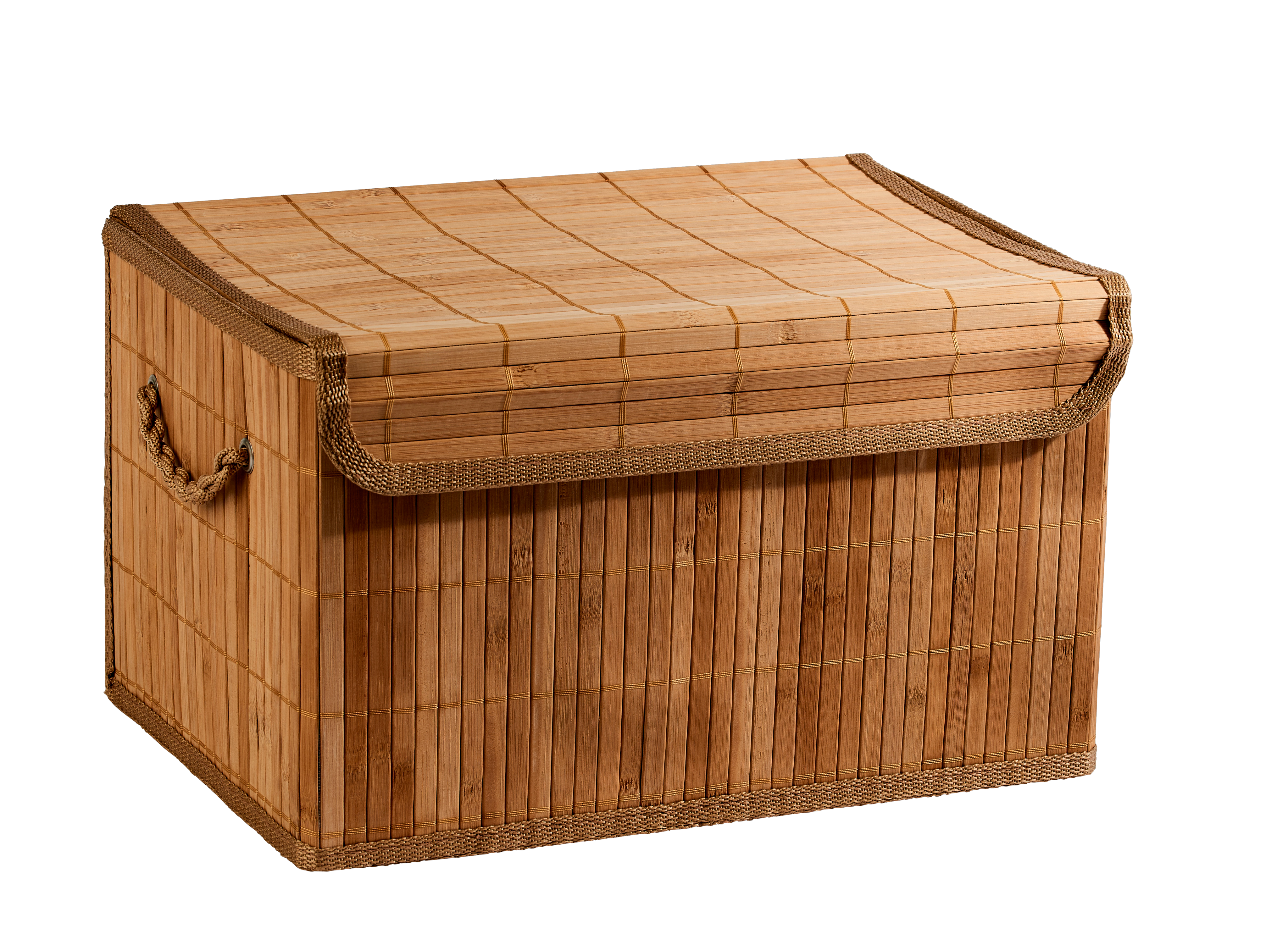ZEN Opbergbox met handvaten naturelH 22 x B 36 x L 26 cm - CASA