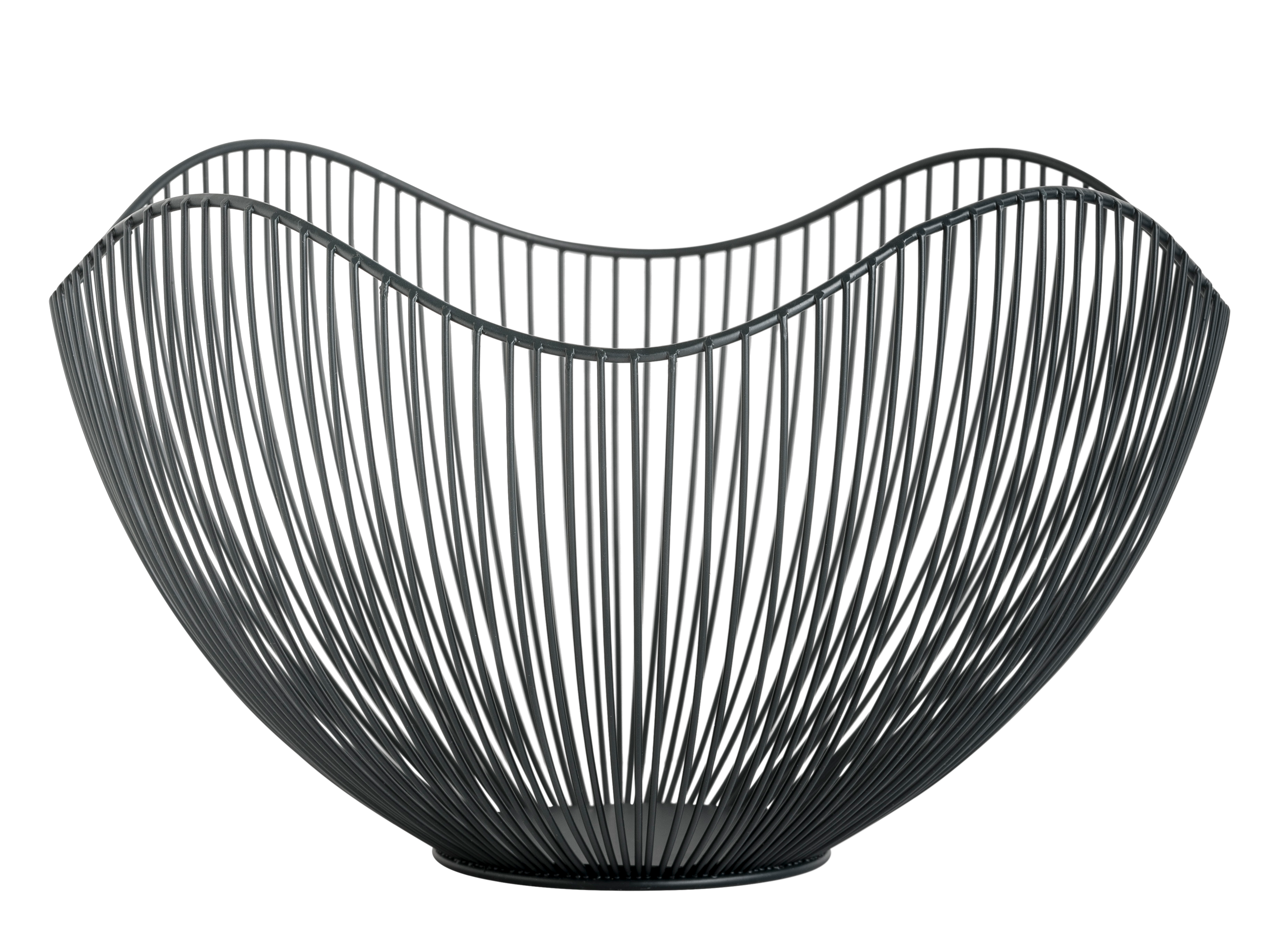 ASTER Fruitmand zwartH 20 cm - Ø 34 cm - CASA