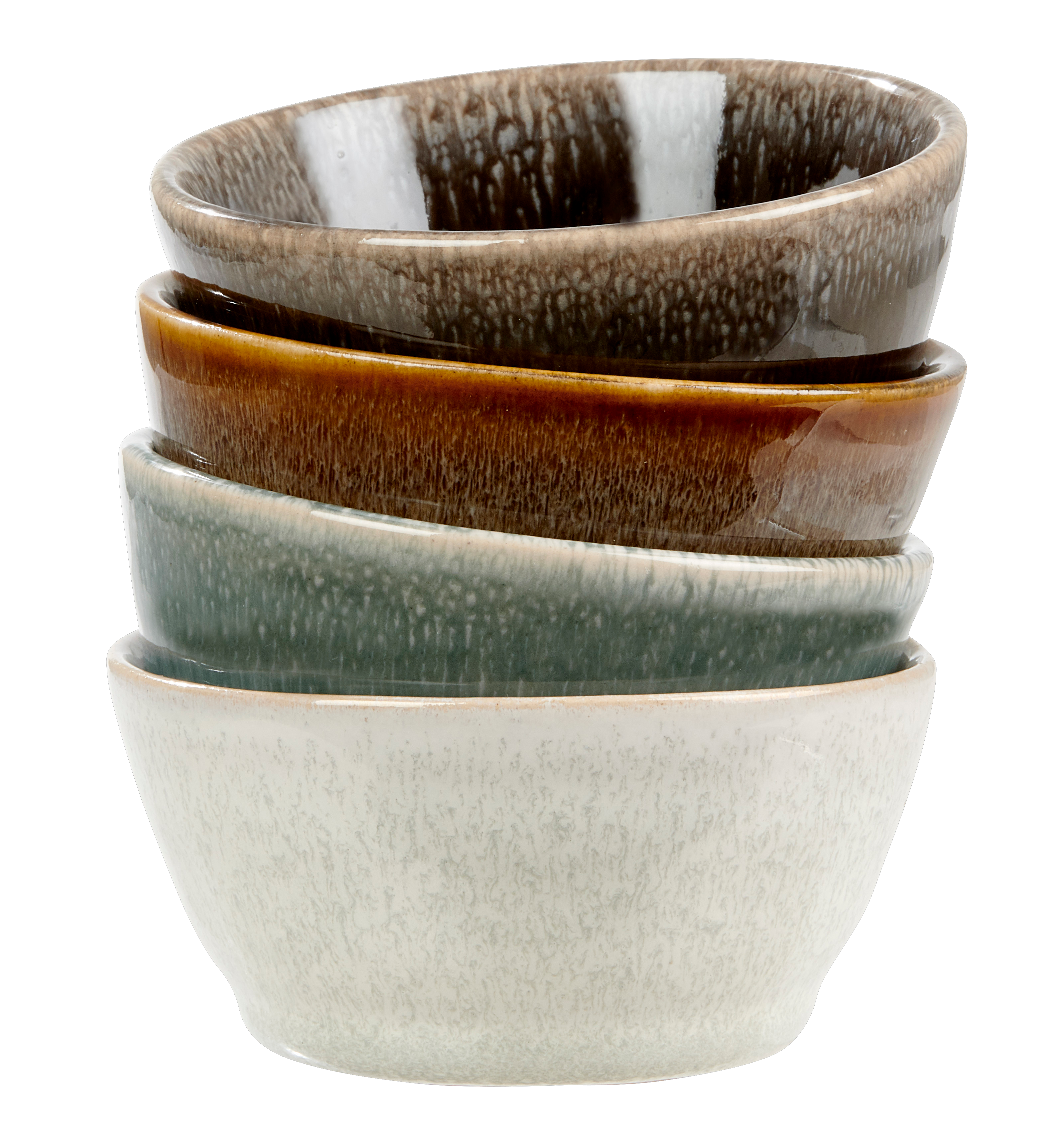 COZY Aperobowl 8 CL wit - set van 6 H 4 cm - Ø 7,5 cm