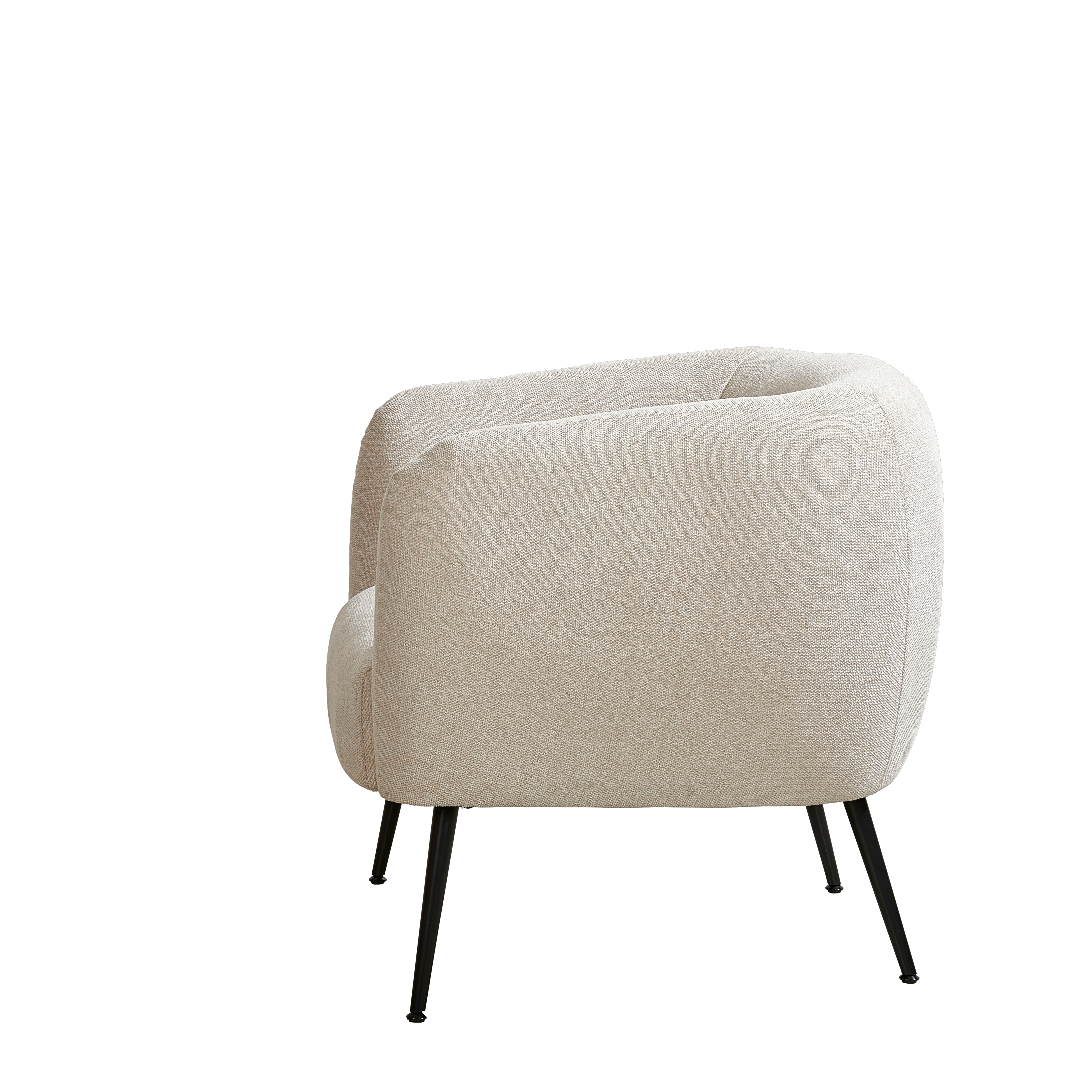 DAVI Zetel gebroken witH 71 x B 71 x D 75 cm