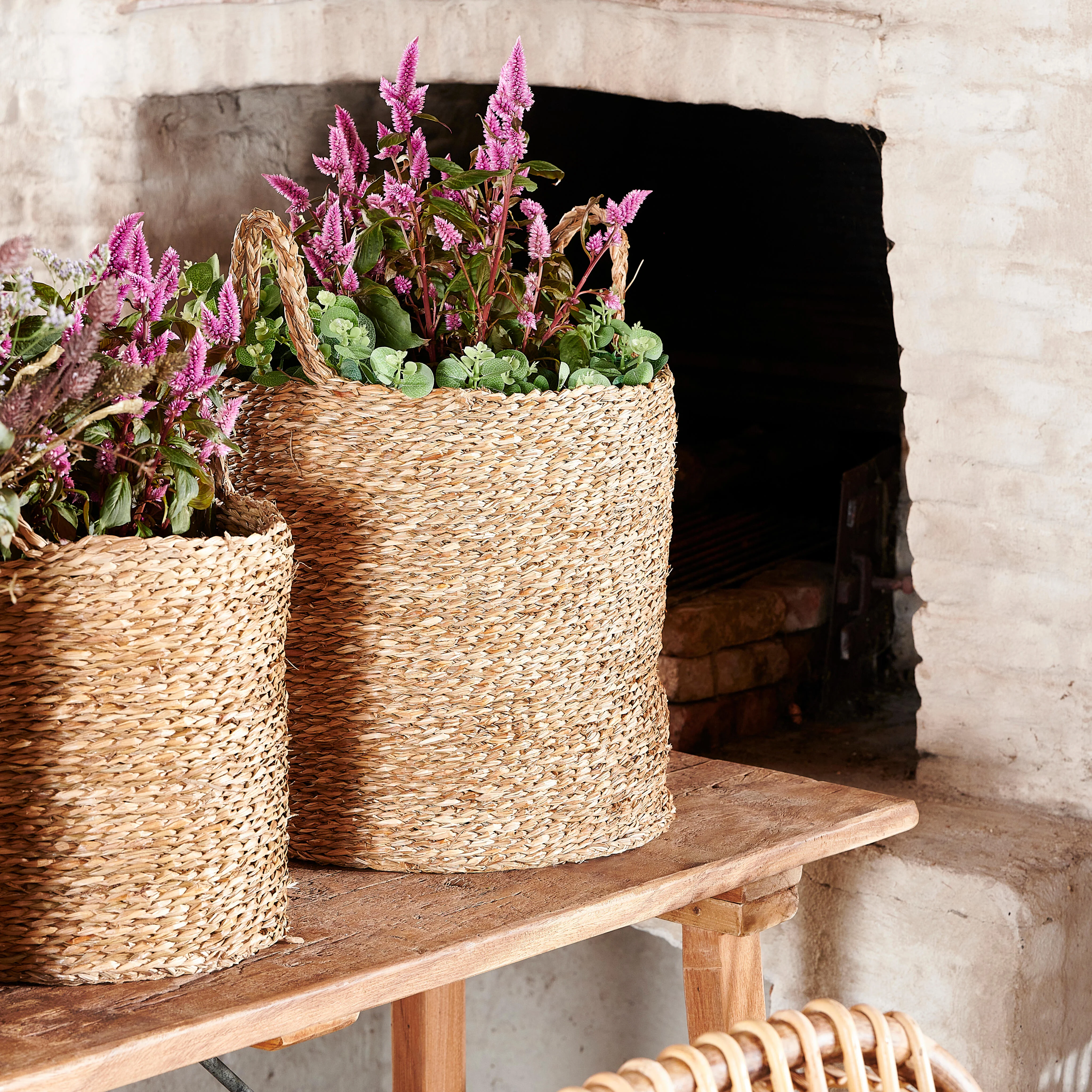 HUSH Mand naturelH 38 cm - Ø 40 cm