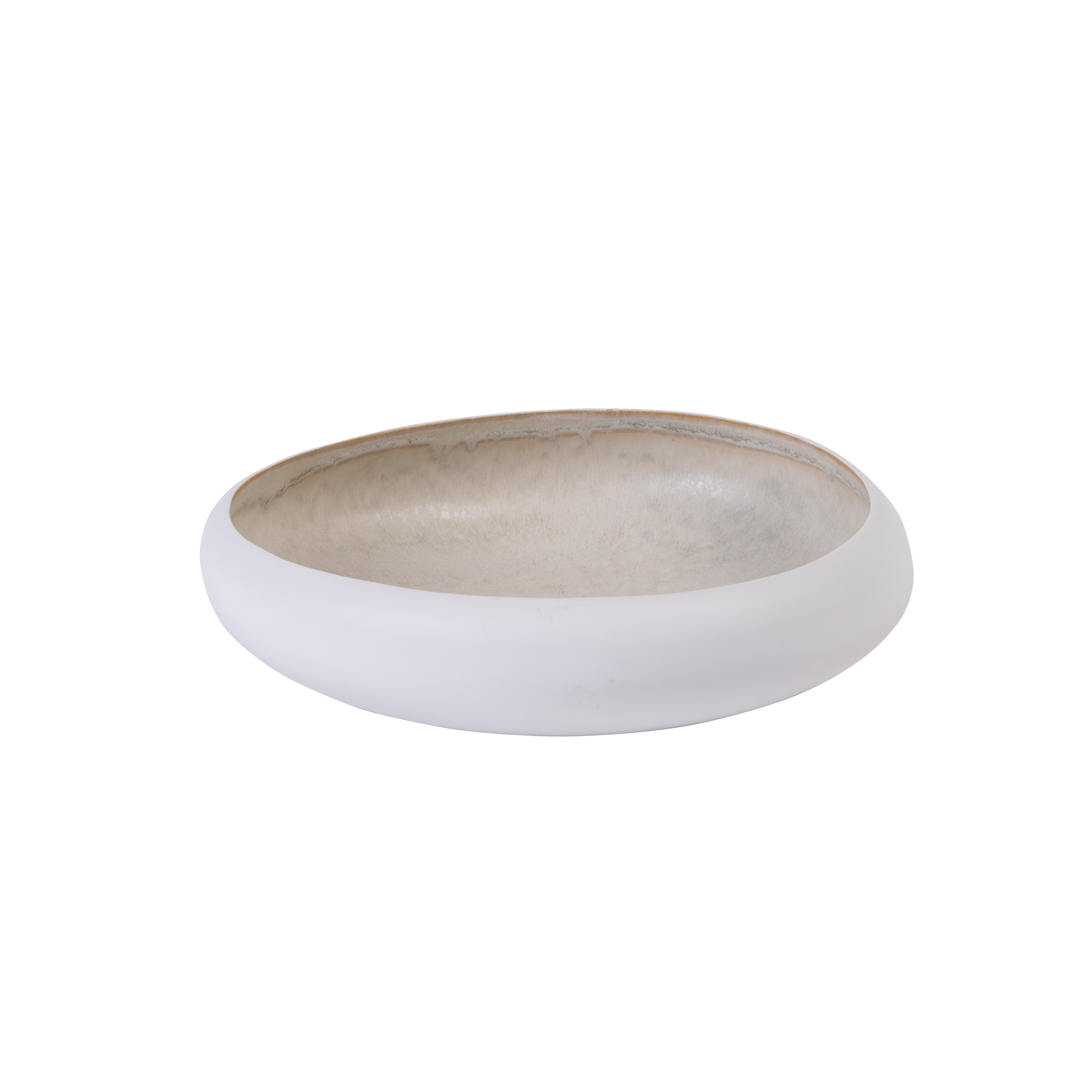 NORDIC Bowl 65 CL wit - set van 4 H 4,5 cm - Ø 20 cm - CASA