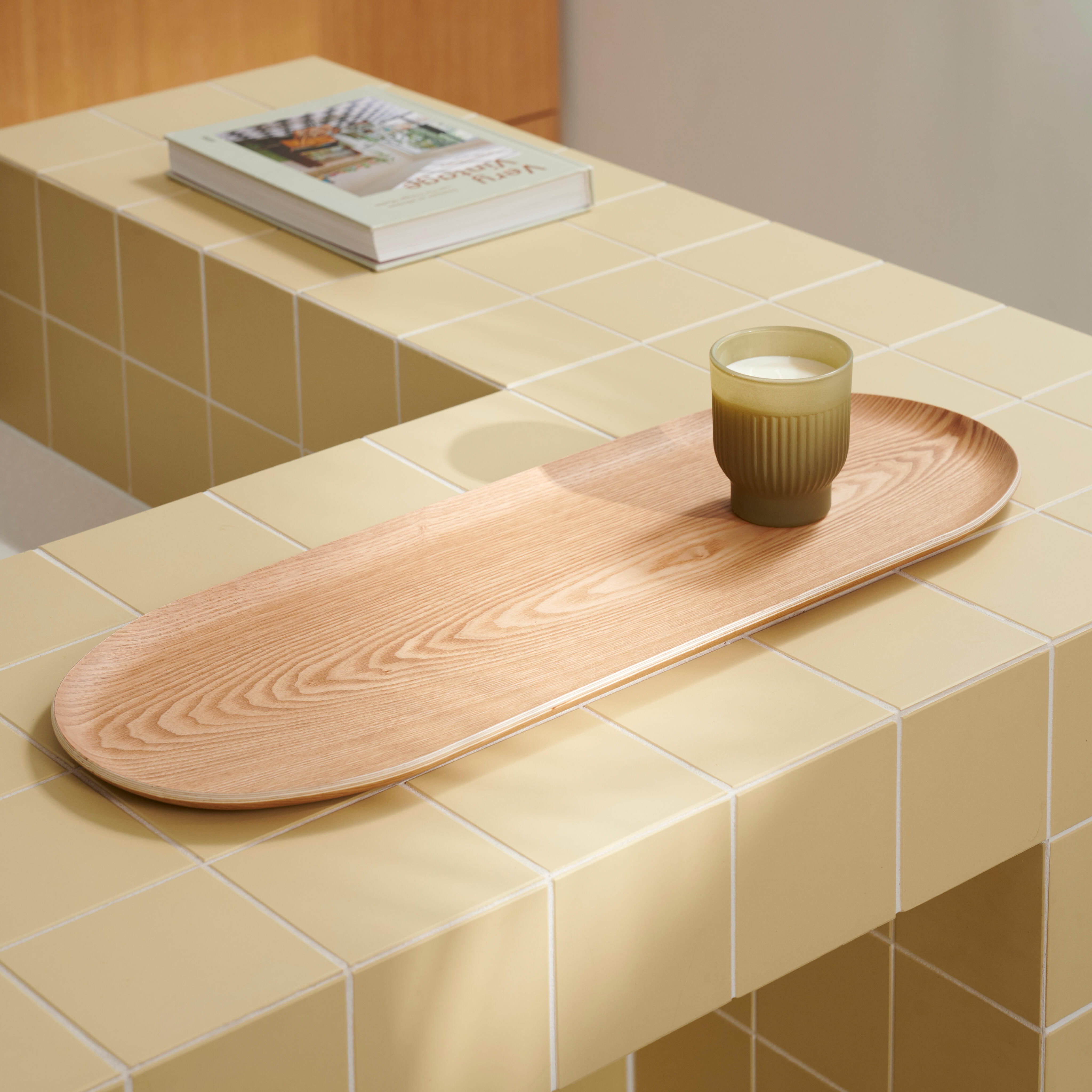 ASH OVAL Dienblad naturelB 20 x L 55 cm