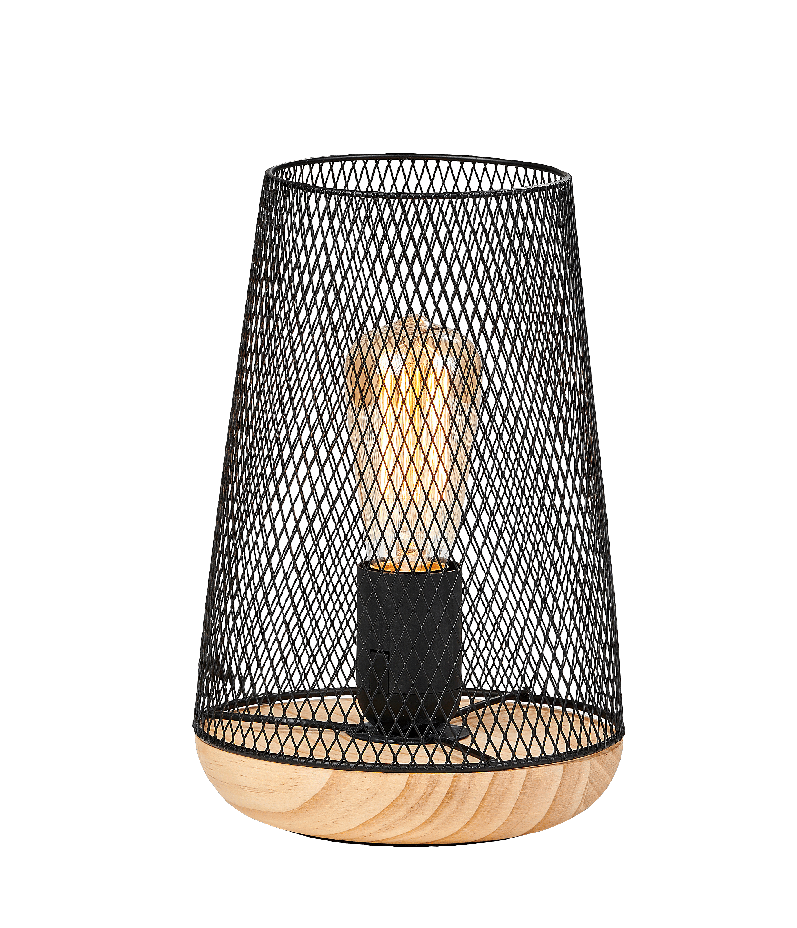 MESH Tafellamp zwartH 23 cm - Ø 15 cm