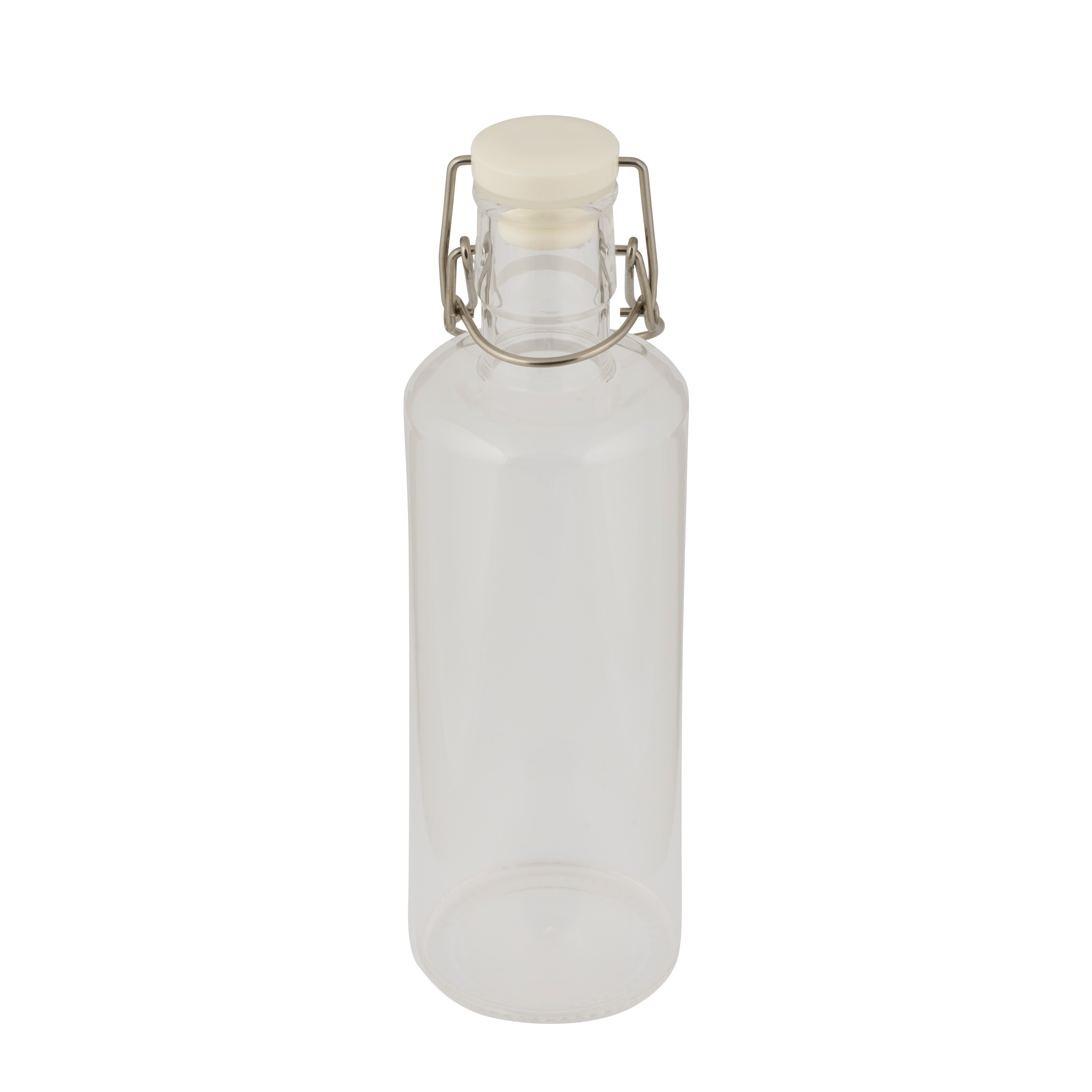 LORI Fles 1 L transparant - set van 4 H 28,2 cm - Ø 8,6 cm