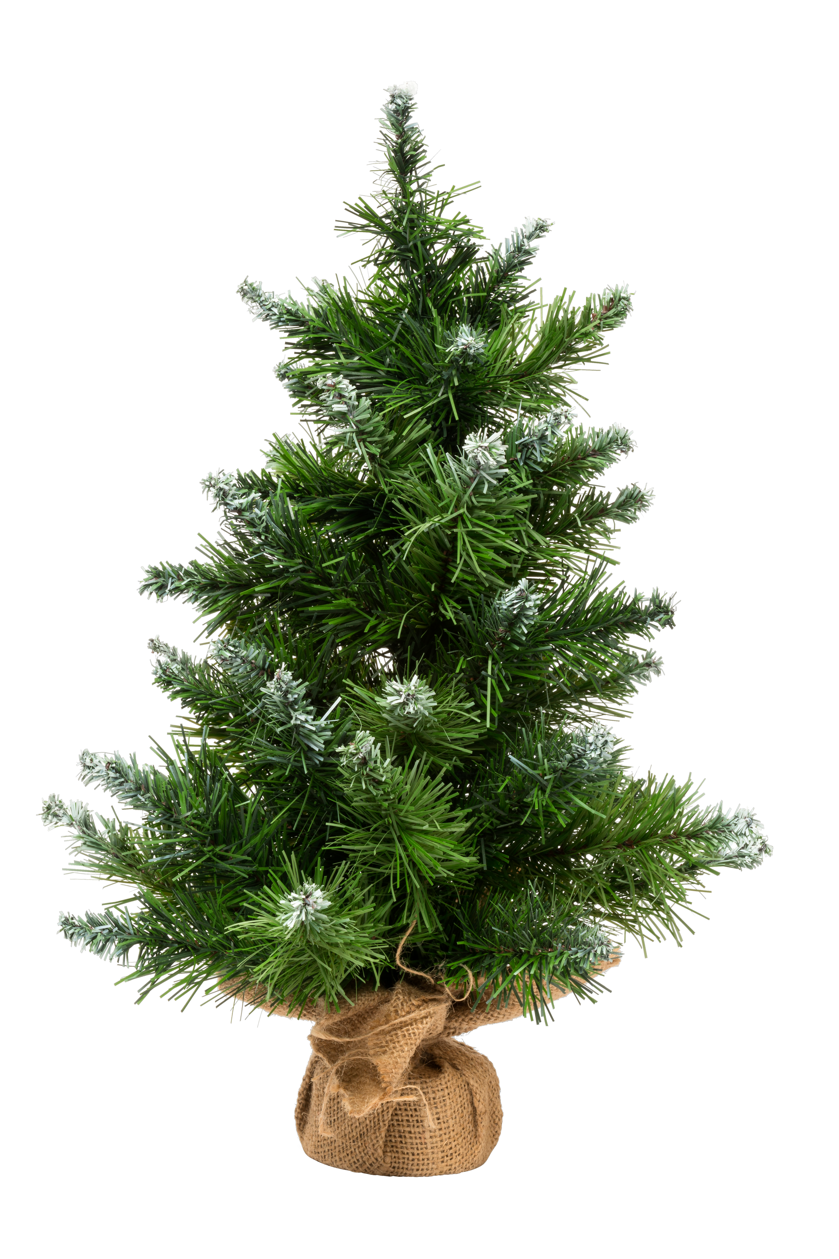 SNOWY Mini-kerstboom wit, groenH 45 cm - Ø 31 cm