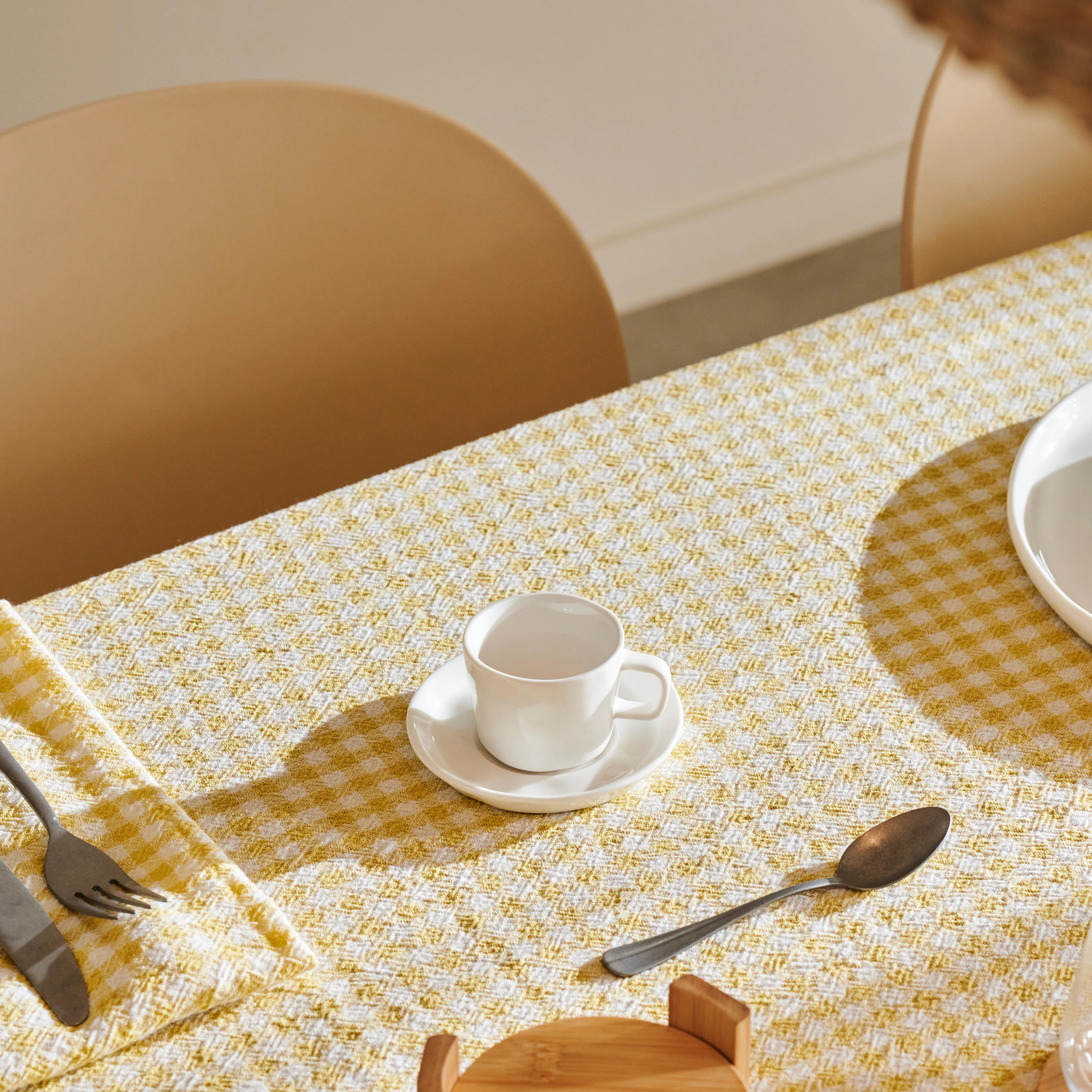 MAREA Espresso kop en schotel 12 CL wit - set van 4 H 4,7 cm - Ø 6,2 cm