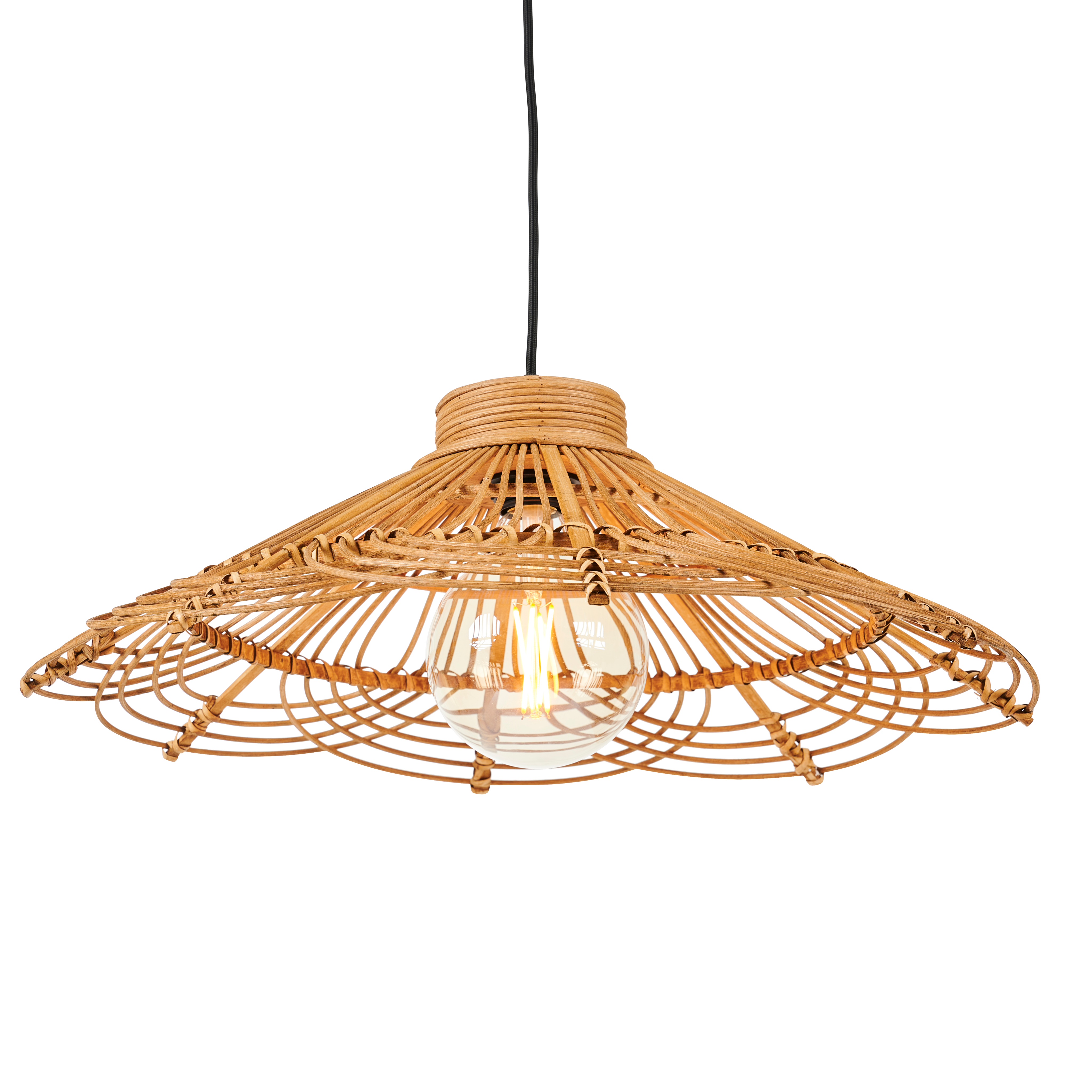 ZALI Hanglamp naturelH 17 cm - Ø 56 cm