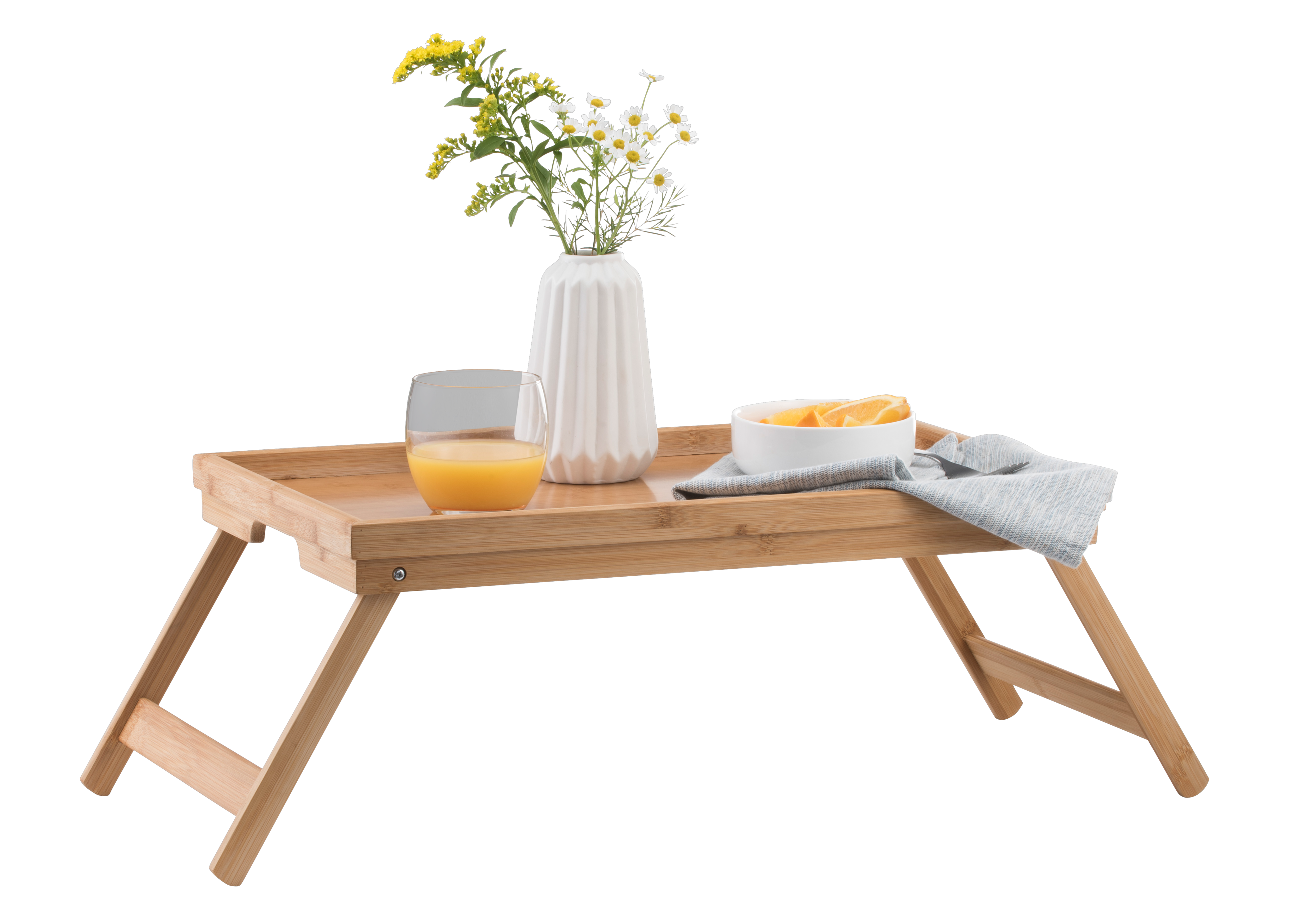 NEW BAMBOO Bedtafel naturelH 20 x B 50 x D 30 cm