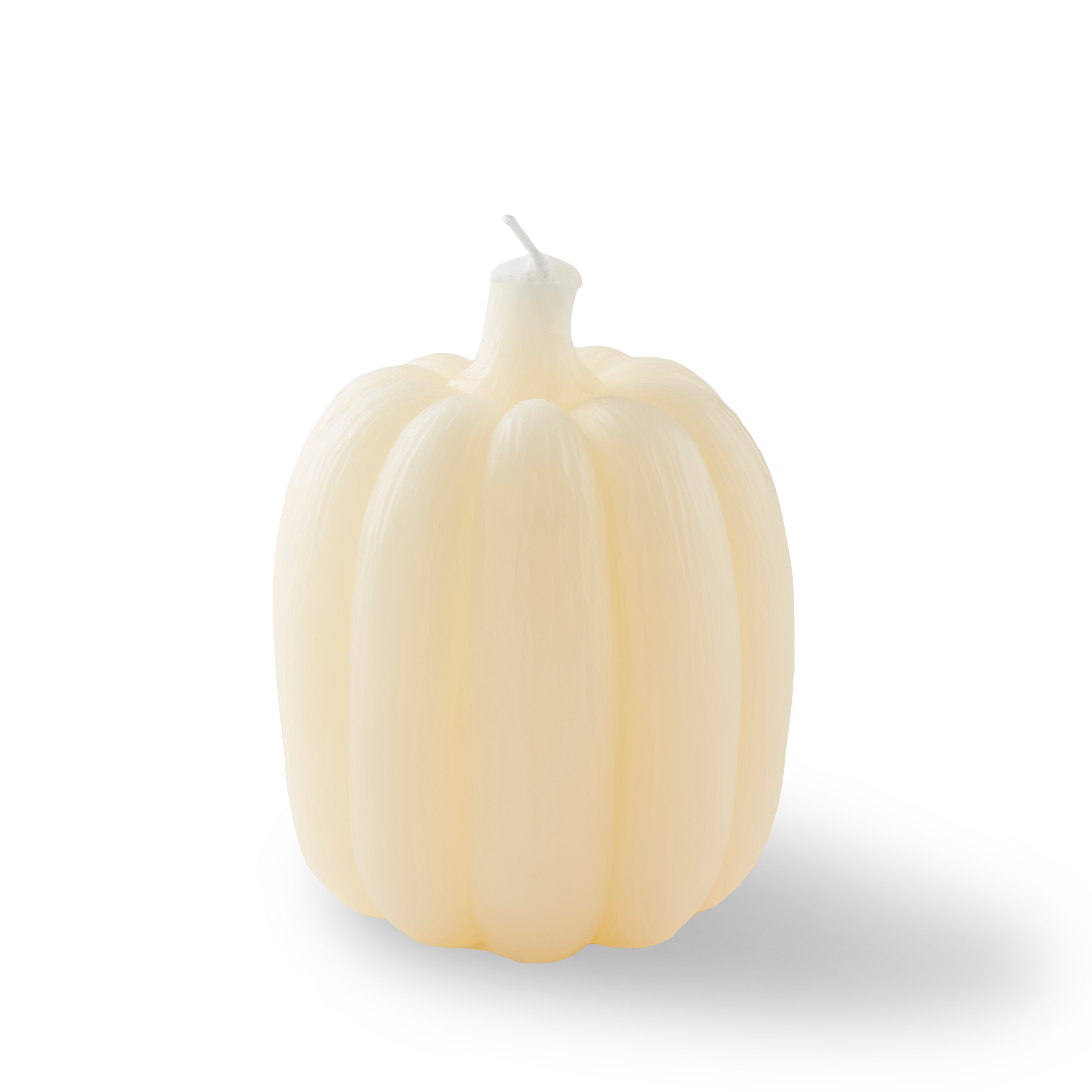 PUMPKIN Kaars ivoorH 12,5 cm - Ø 10 cm - CASA