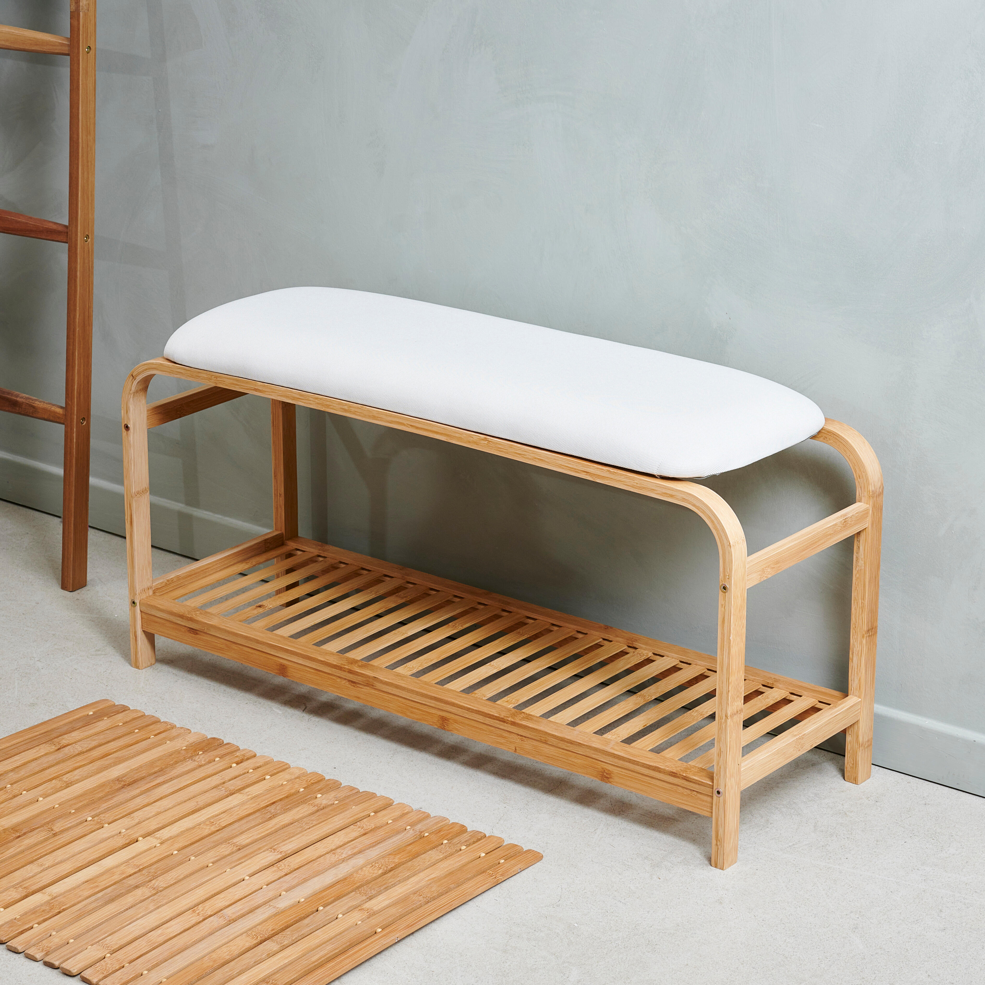 BAMBOO Badmat naturelB 67,5 x D 50 cm