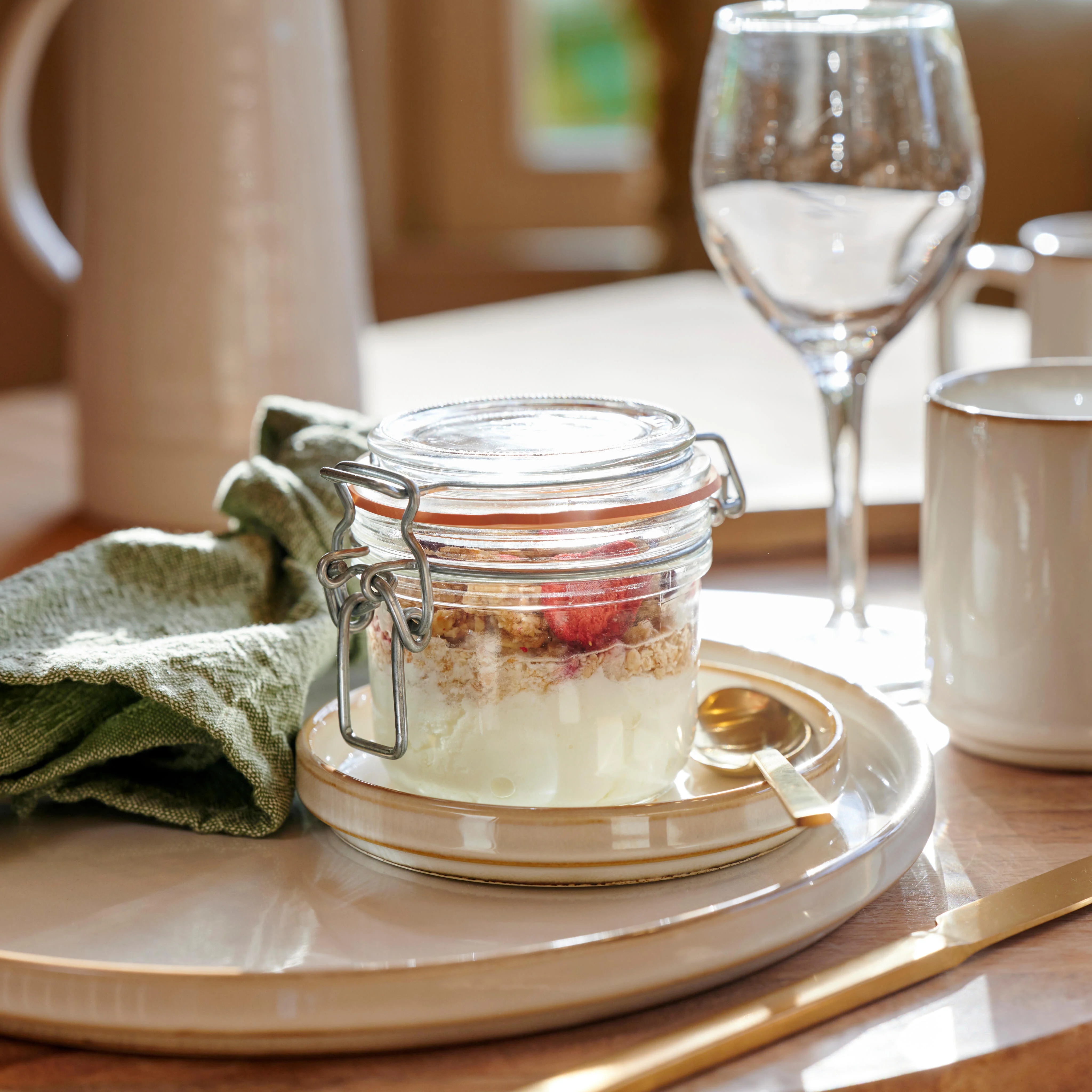 TERRINE Weckpot 0,20 L transparantH 8,4 cm - Ø 8,3 cm - CASA