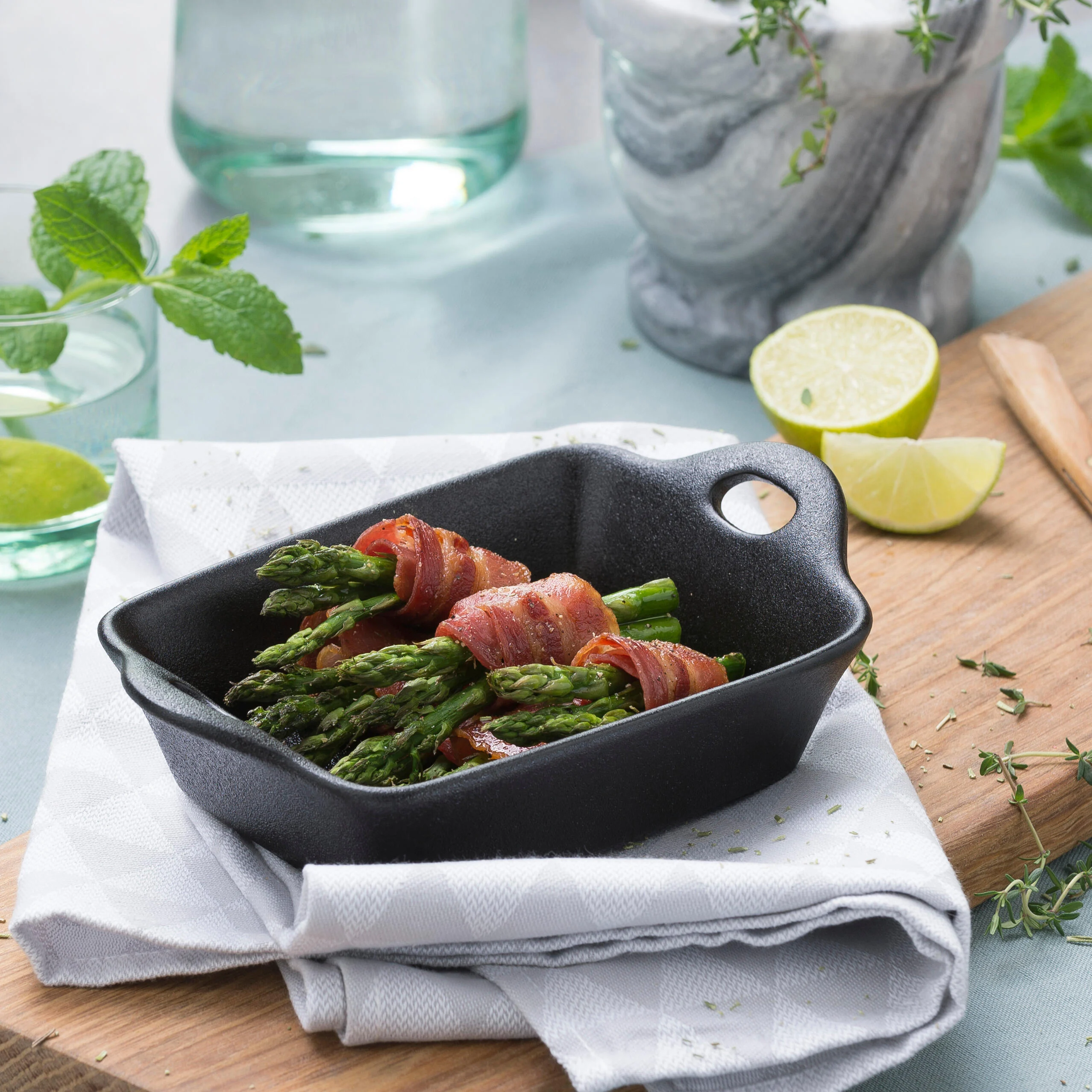 FERO Ovenschaal zwartH 4,8 x B 12 x L 16 cm