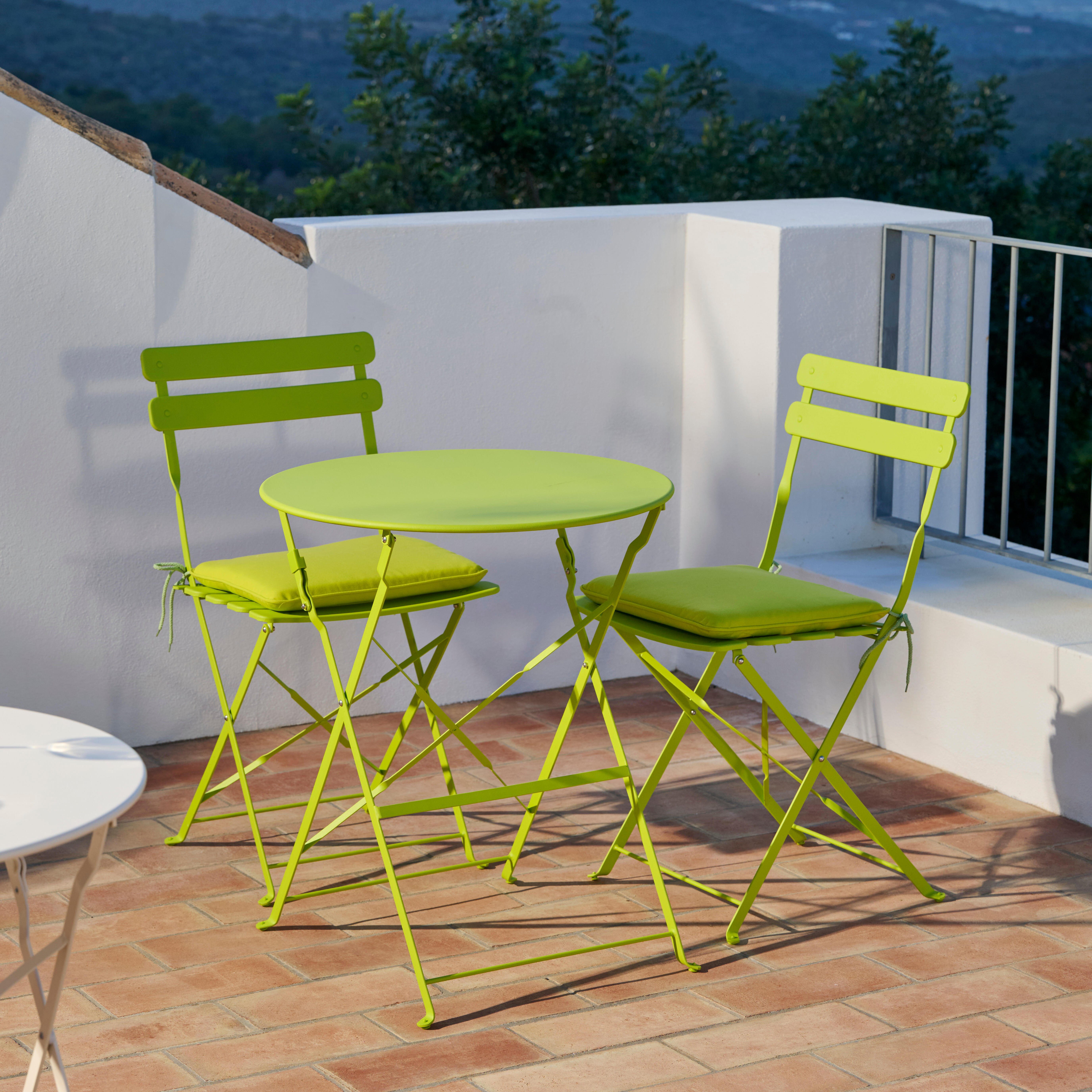 IMPERIAL Bistroset rond limeH 71 cm - Ø 60 cm - CASA