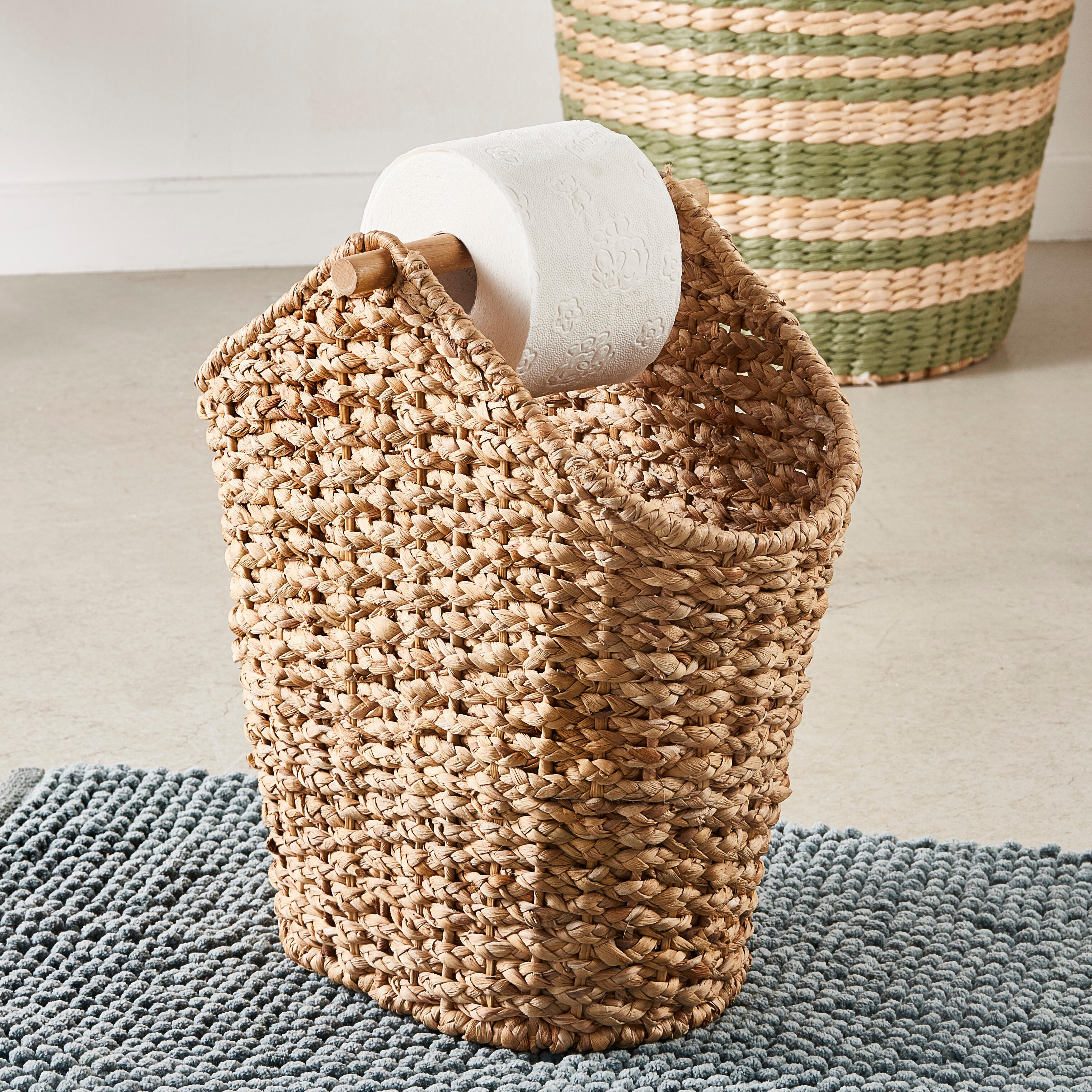 FLORES WC-rolhouder en magazinemand naturelH 38,5 x B 24 x L 35 cm
