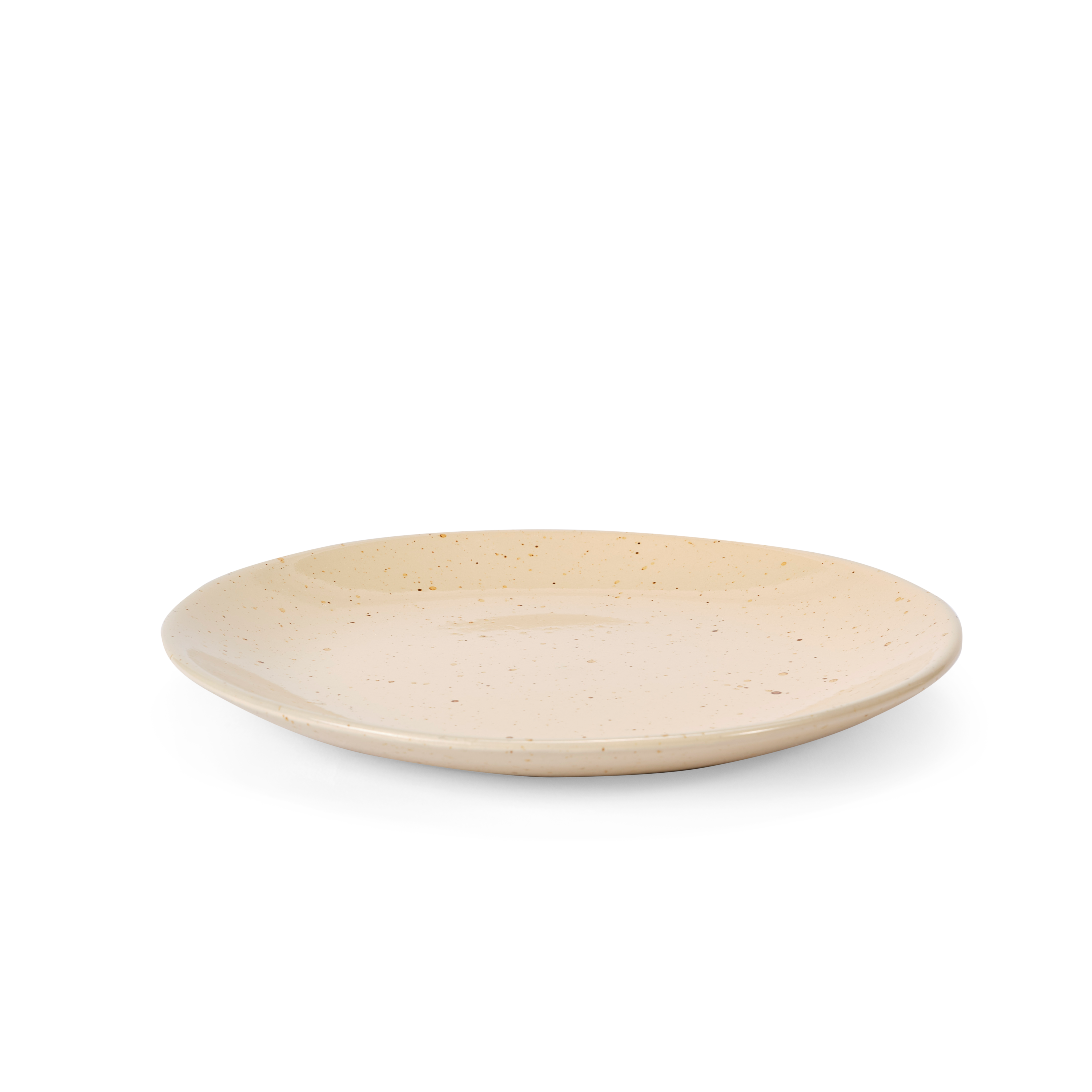 TERRA Bord beige - set van 4 Ø 21 cm