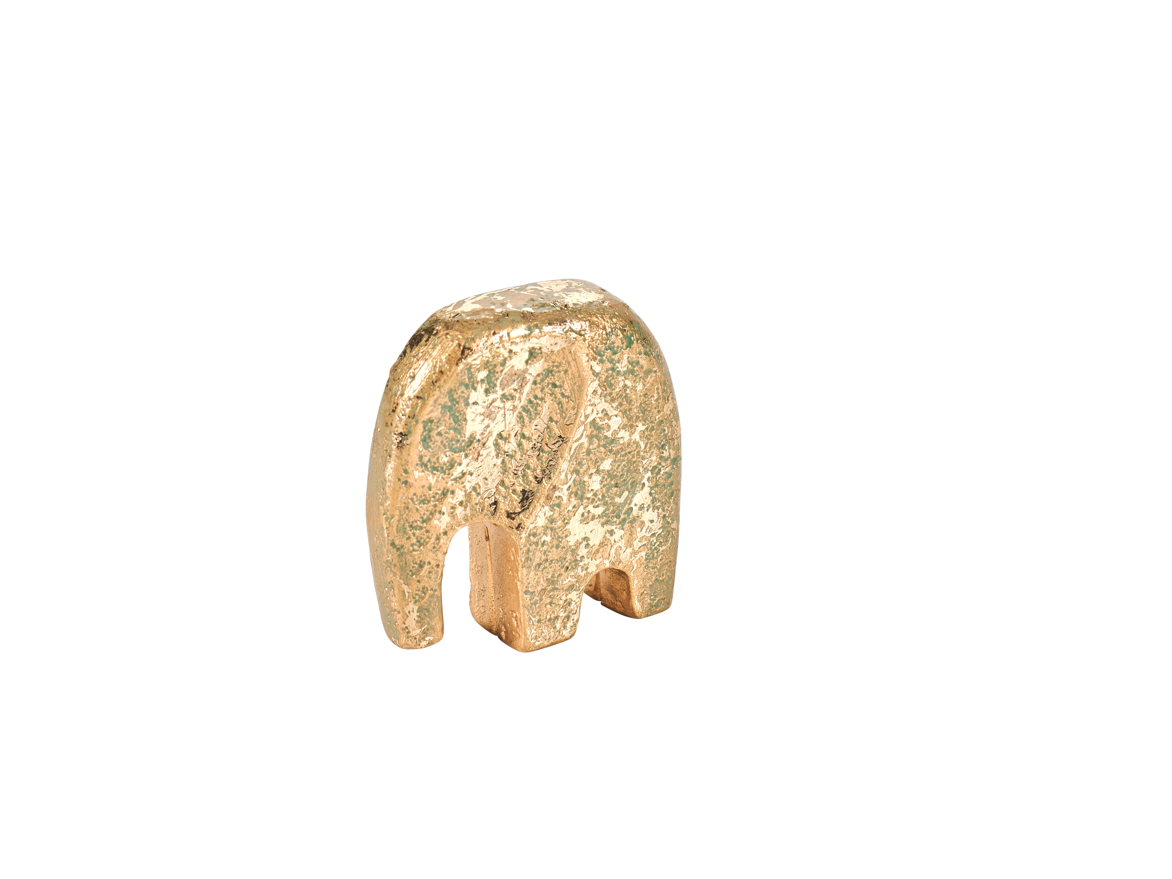 ELLY Magneet olifant goudH 4 x B 4 cm